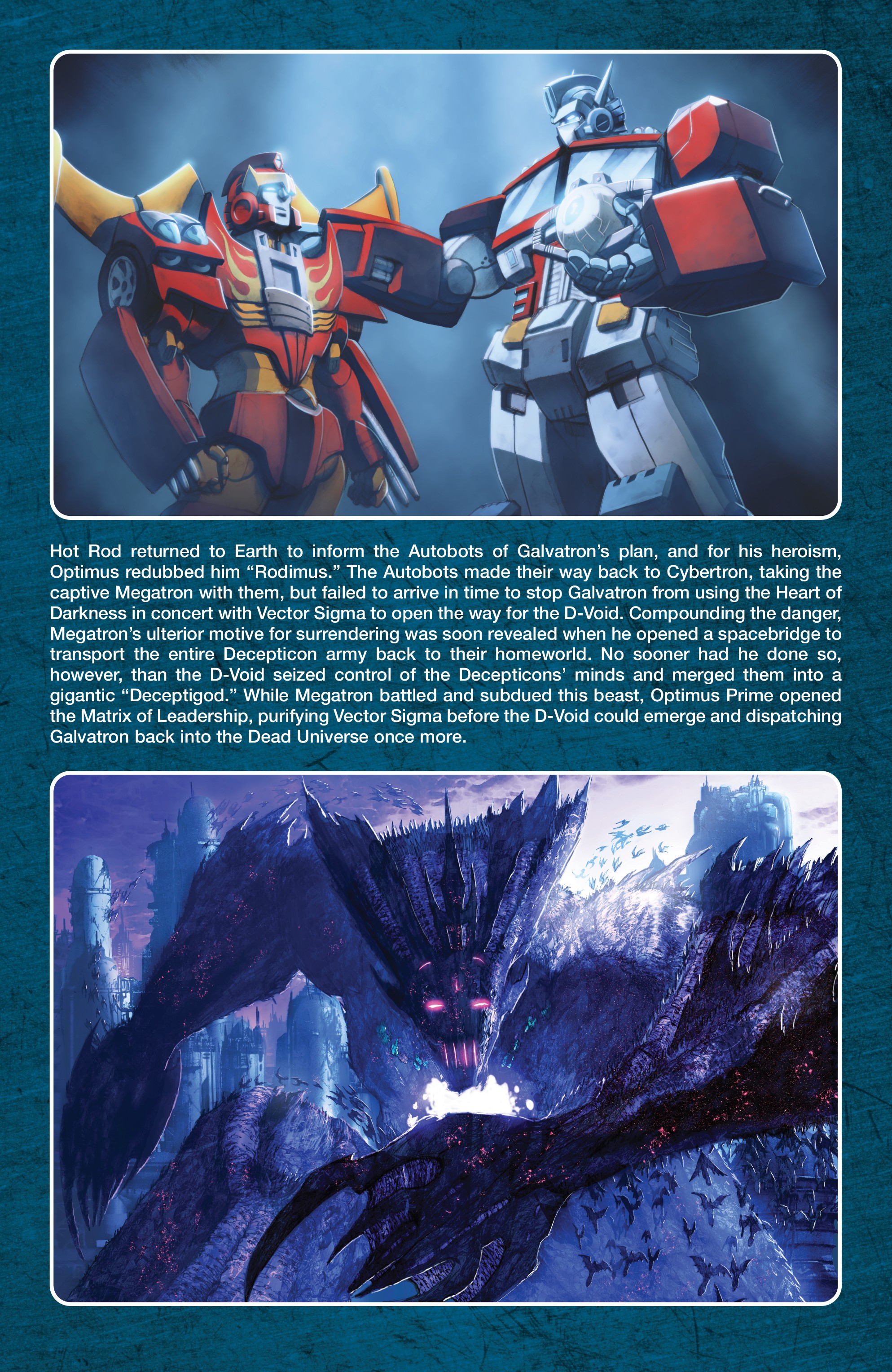 Read online Transformers: Historia comic -  Issue # Full - 25