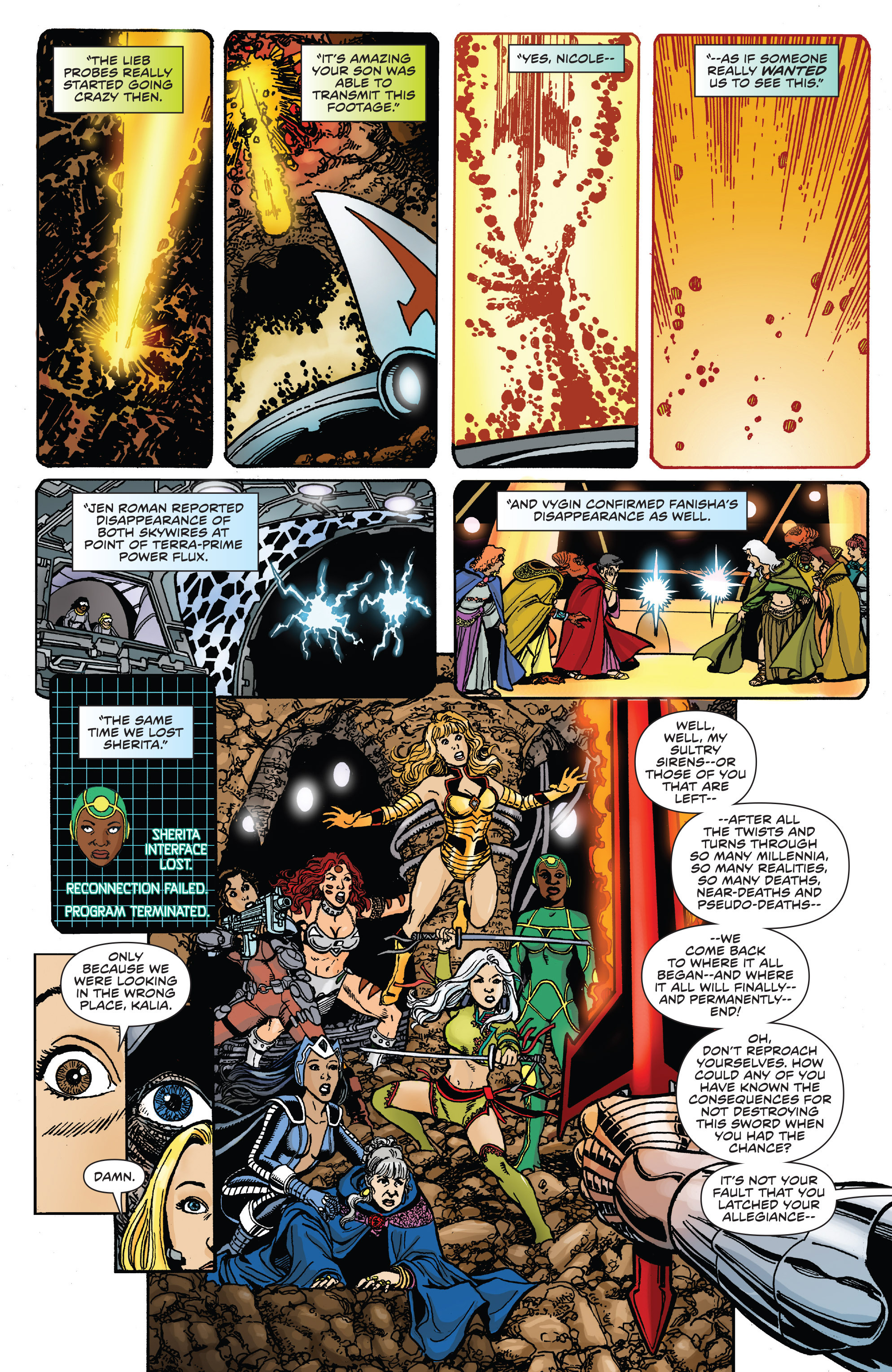 Read online George Pérez's Sirens comic -  Issue #5 - 11