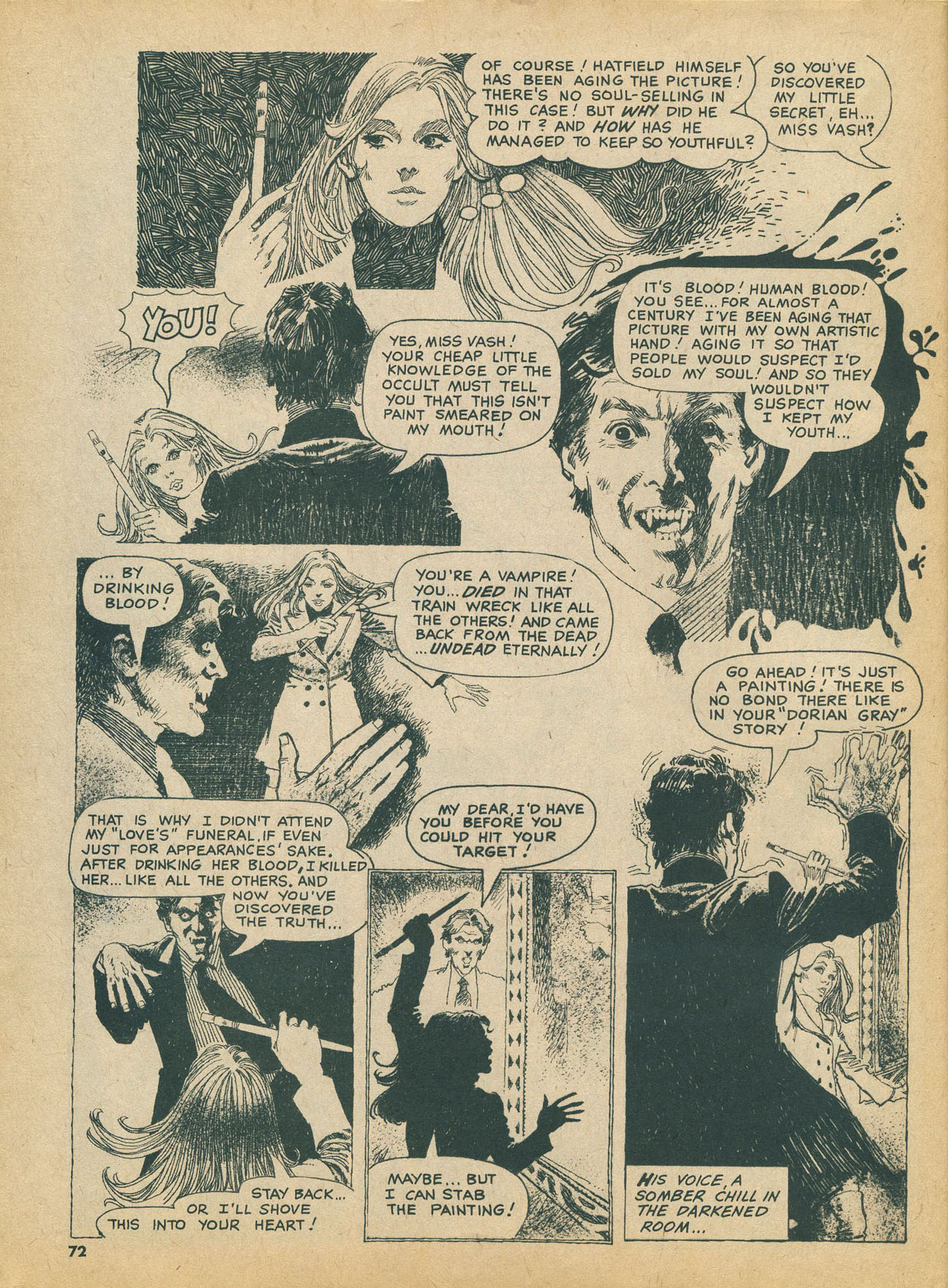 Read online Vampirella (1969) comic -  Issue #18 - 72