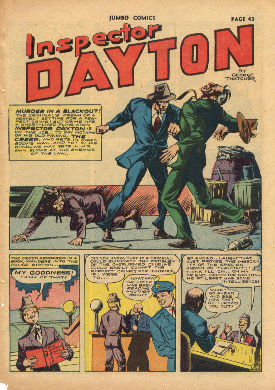 Read online Jumbo Comics comic -  Issue #45 - 45