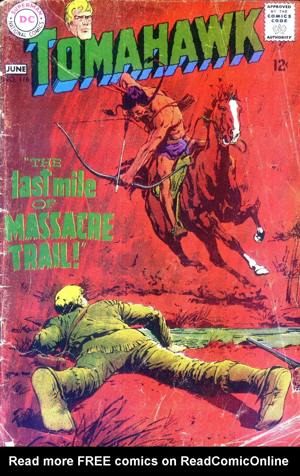 Read online Tomahawk comic -  Issue #116 - 1