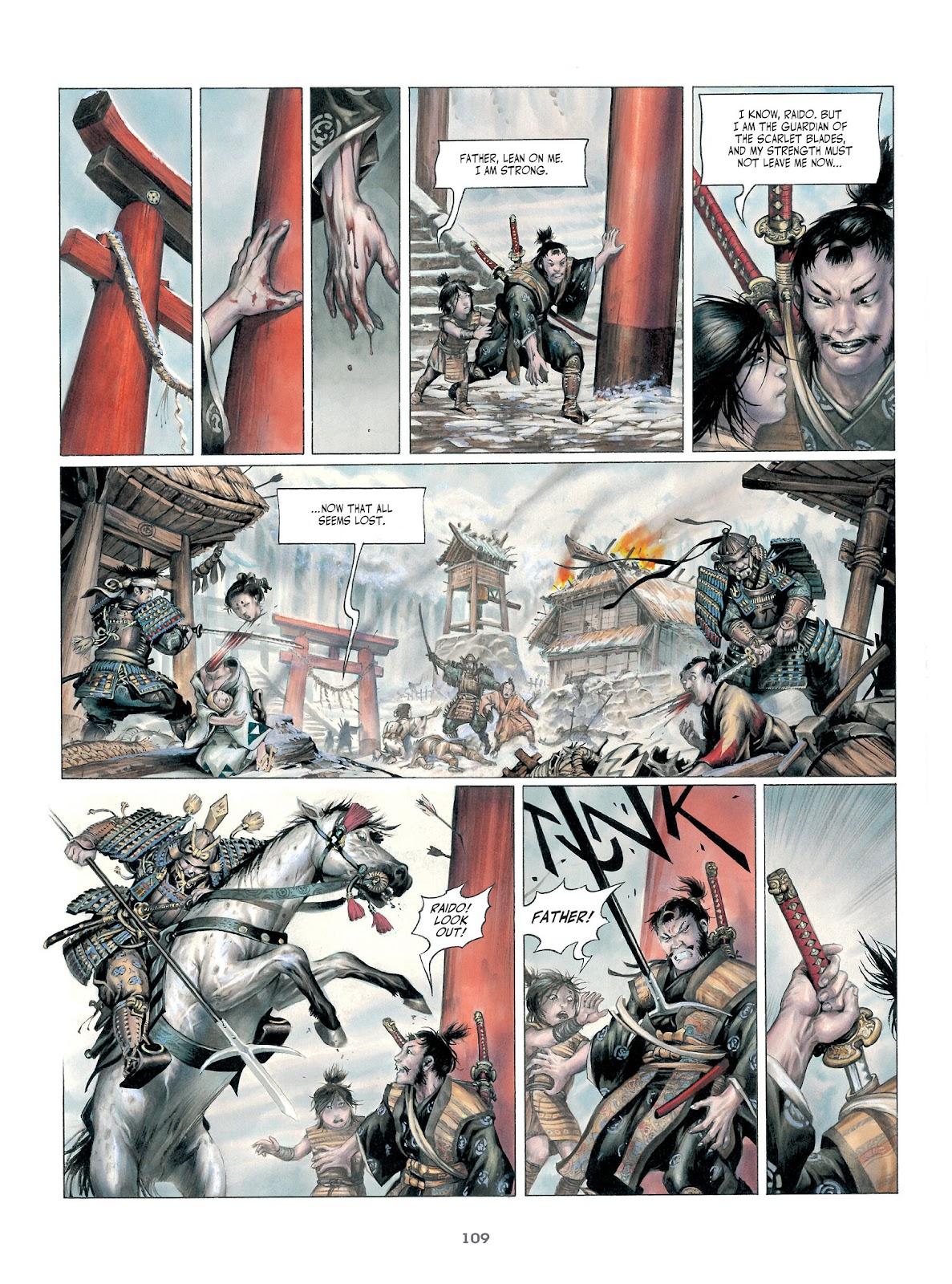 Legends of the Pierced Veil: The Scarlet Blades issue TPB (Part 2) - Page 9