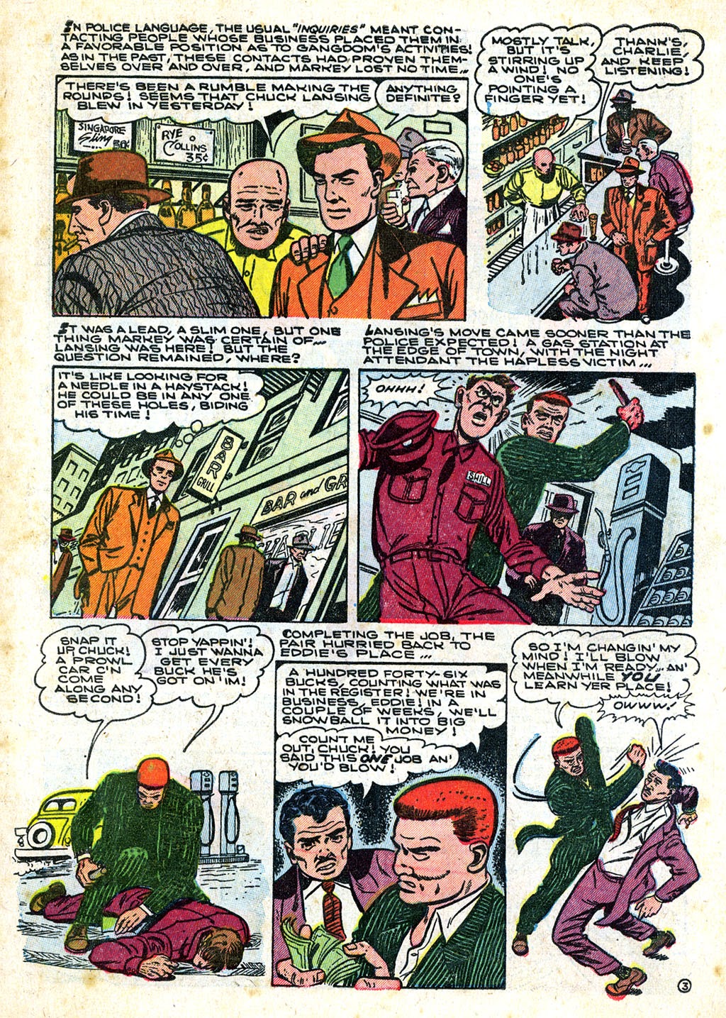 Read online Police Action comic -  Issue #4 - 5