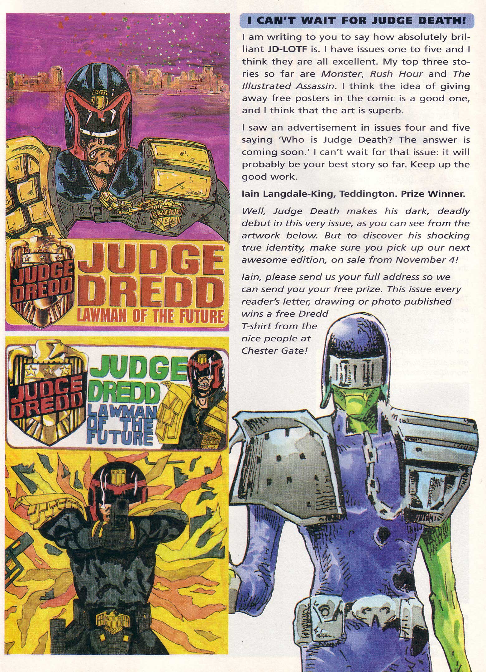 Read online Judge Dredd Lawman of the Future comic -  Issue #8 - 27