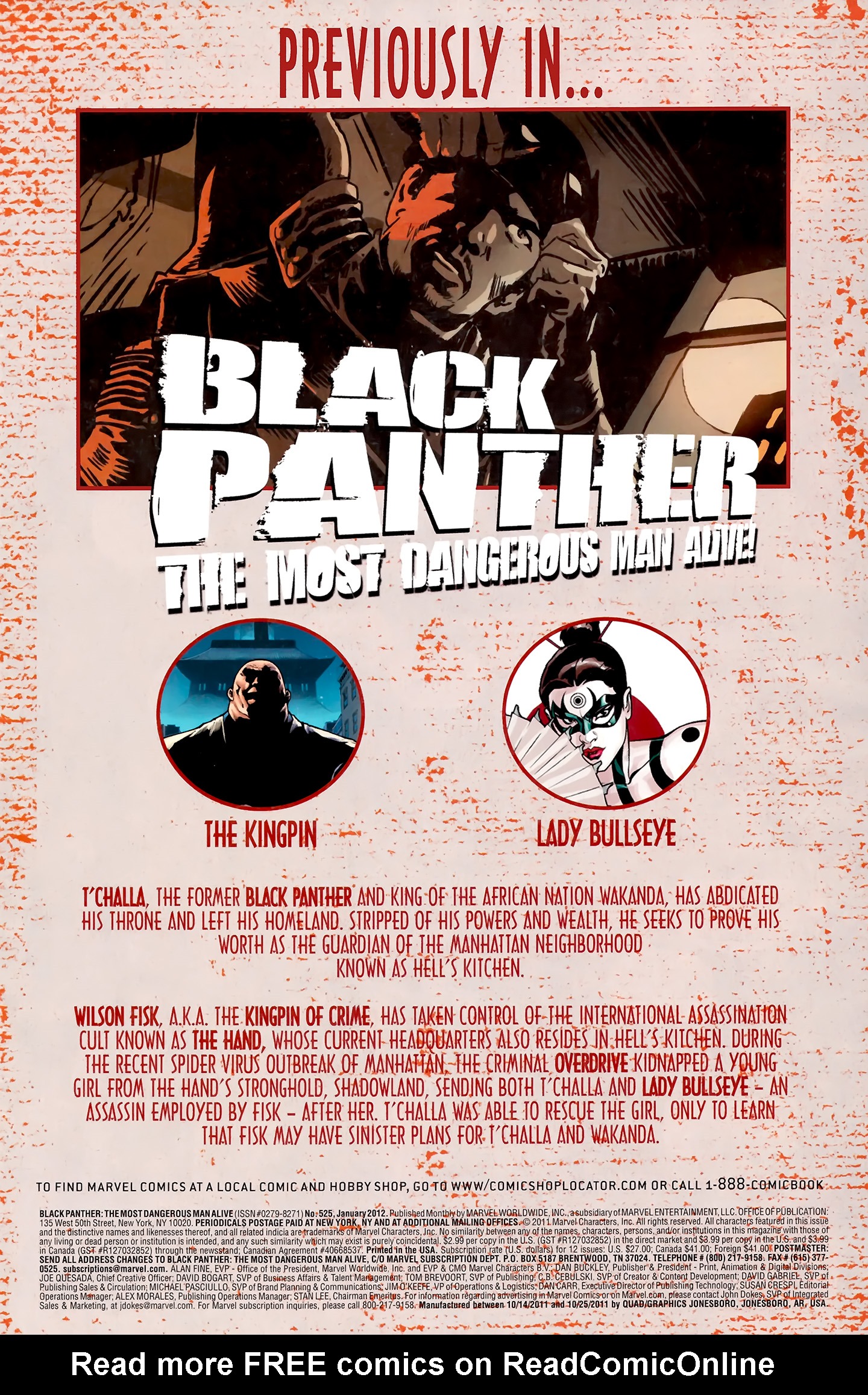 Read online Black Panther: The Most Dangerous Man Alive comic -  Issue #525 - 2