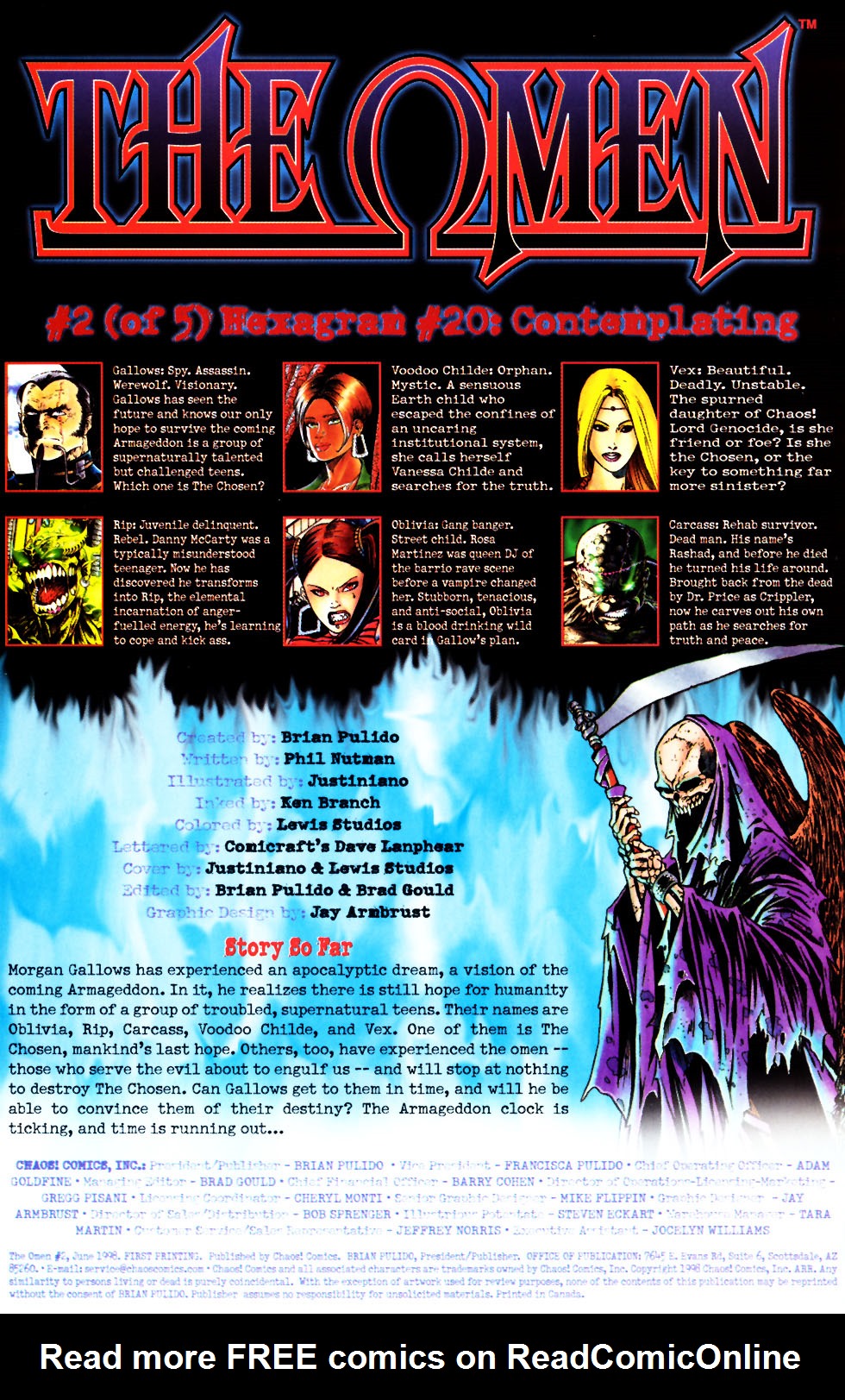 Read online The Omen comic -  Issue #2 - 2