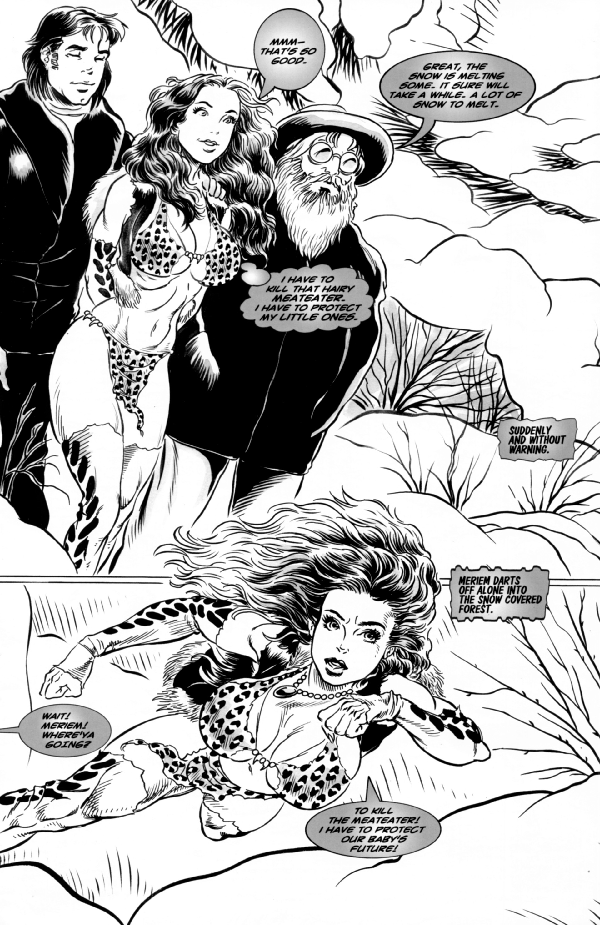Read online Cavewoman: Snow comic -  Issue #4 - 11
