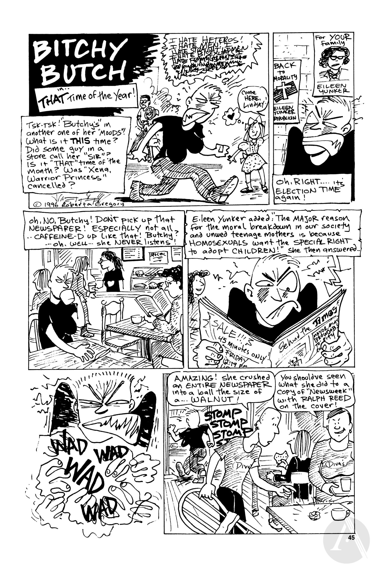 Read online Bitchy Butch: World's Angriest Dyke comic -  Issue # TPB - 51