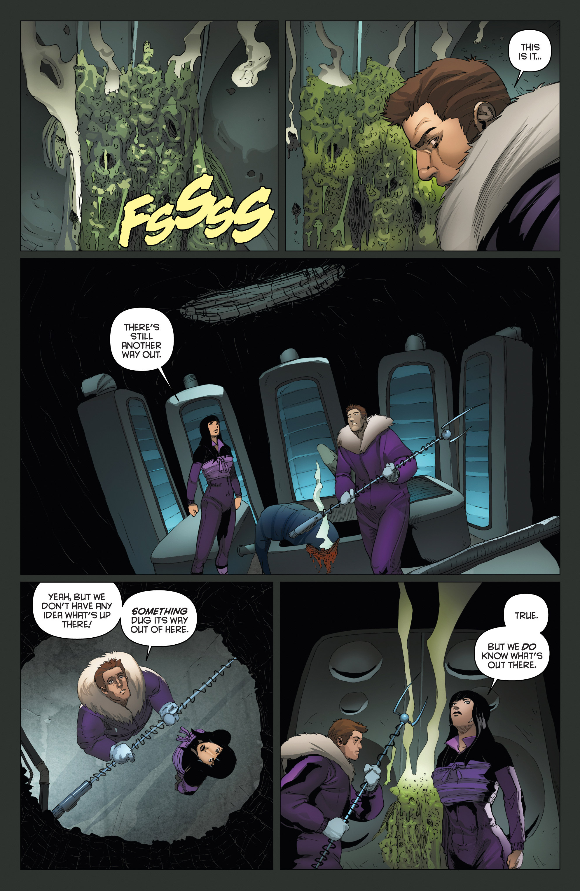 Read online Aliens/Vampirella comic -  Issue #4 - 6