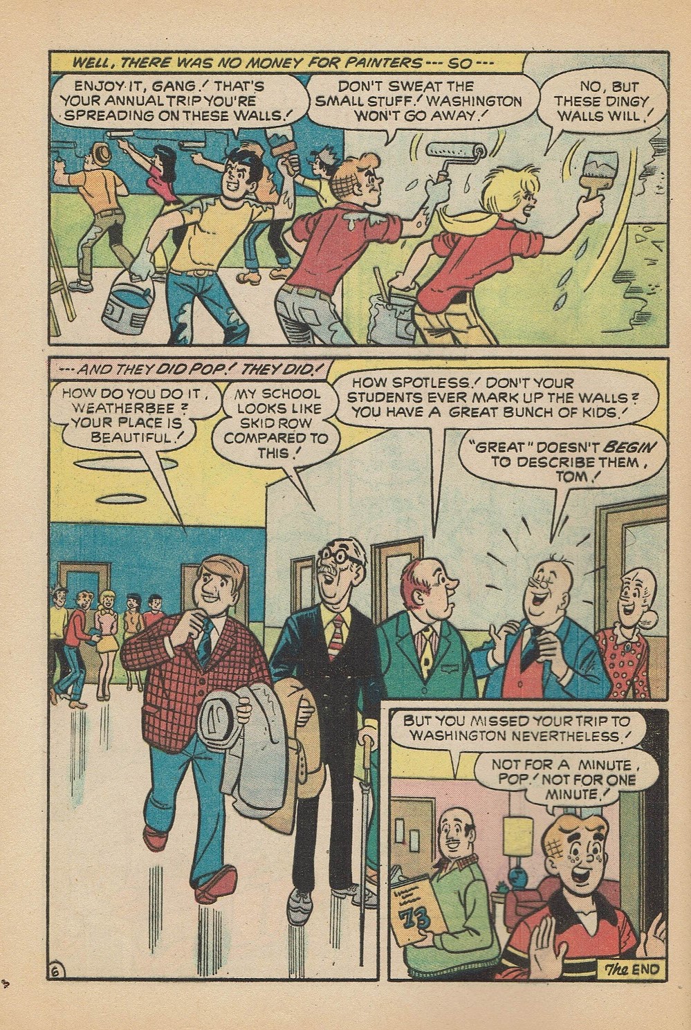 Read online Archie at Riverdale High (1972) comic -  Issue #6 - 8