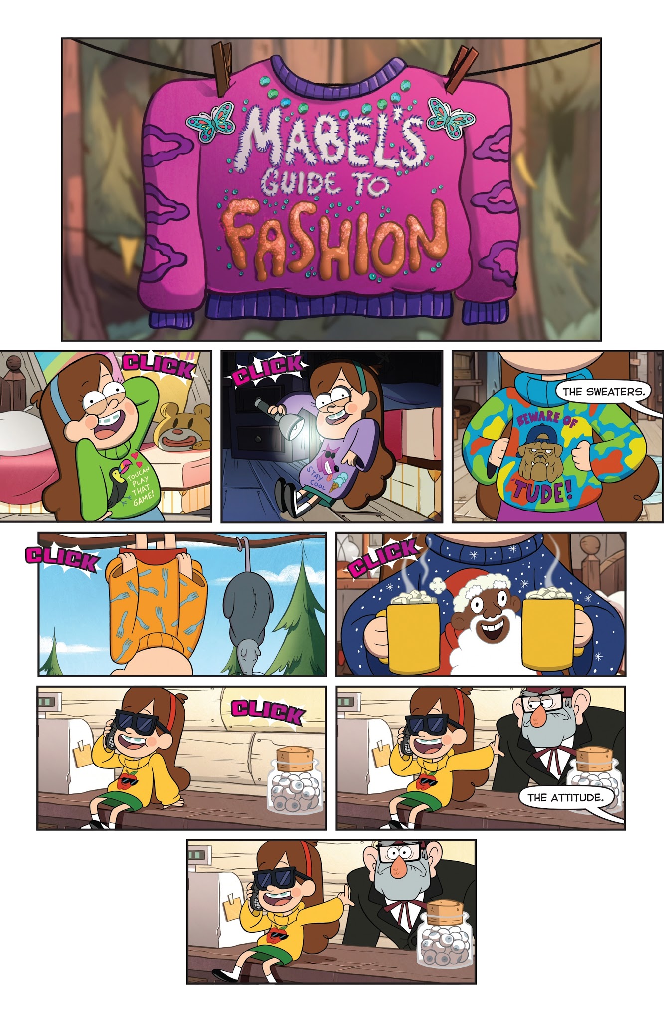 Read online Disney Gravity Falls Shorts Cinestory Comic comic -  Issue #3 - 14