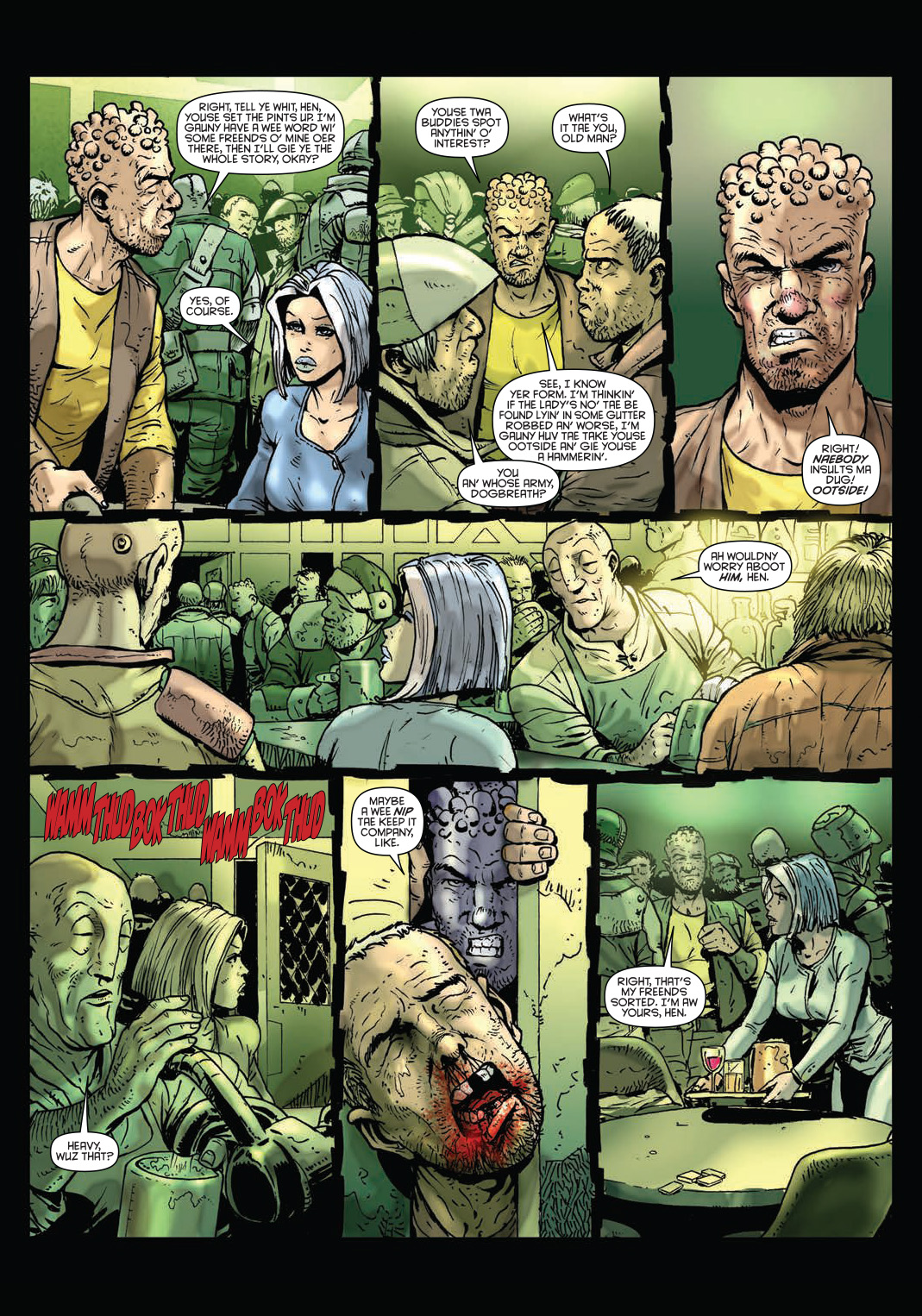 Read online Strontium Dog: The Life and Death of Johnny Alpha: The Project comic -  Issue # TPB - 9