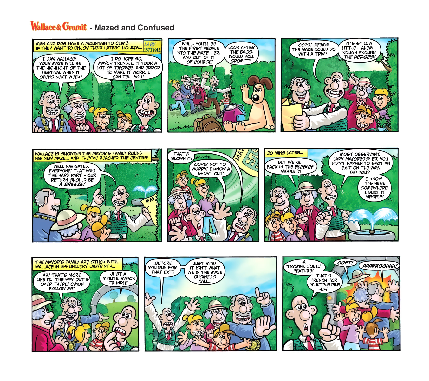 Read online Wallace & Gromit Dailies comic -  Issue #8 - 14