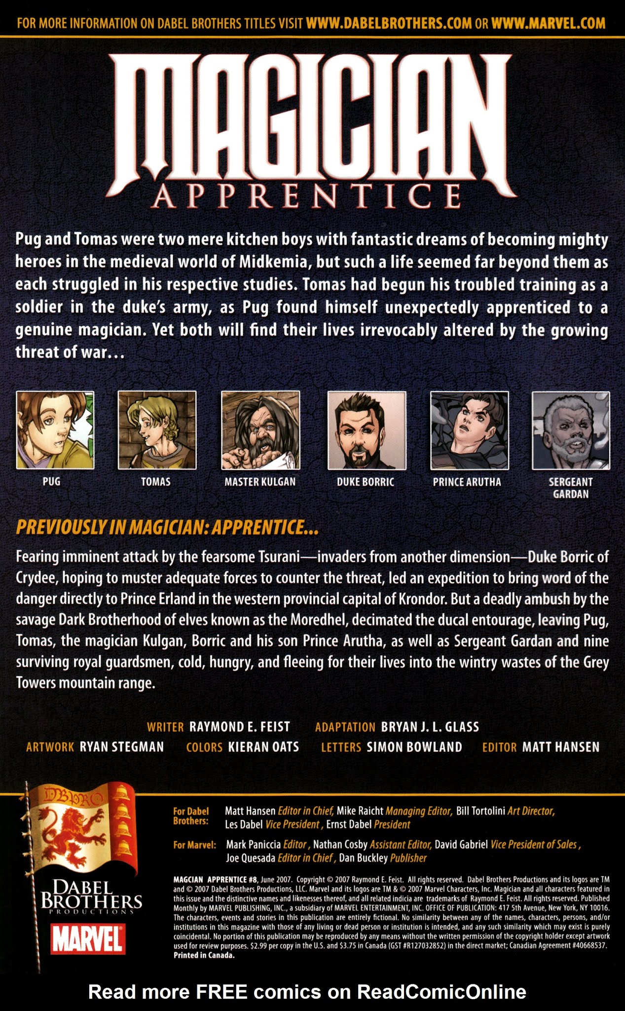 Read online Magician: Apprentice comic -  Issue #8 - 2