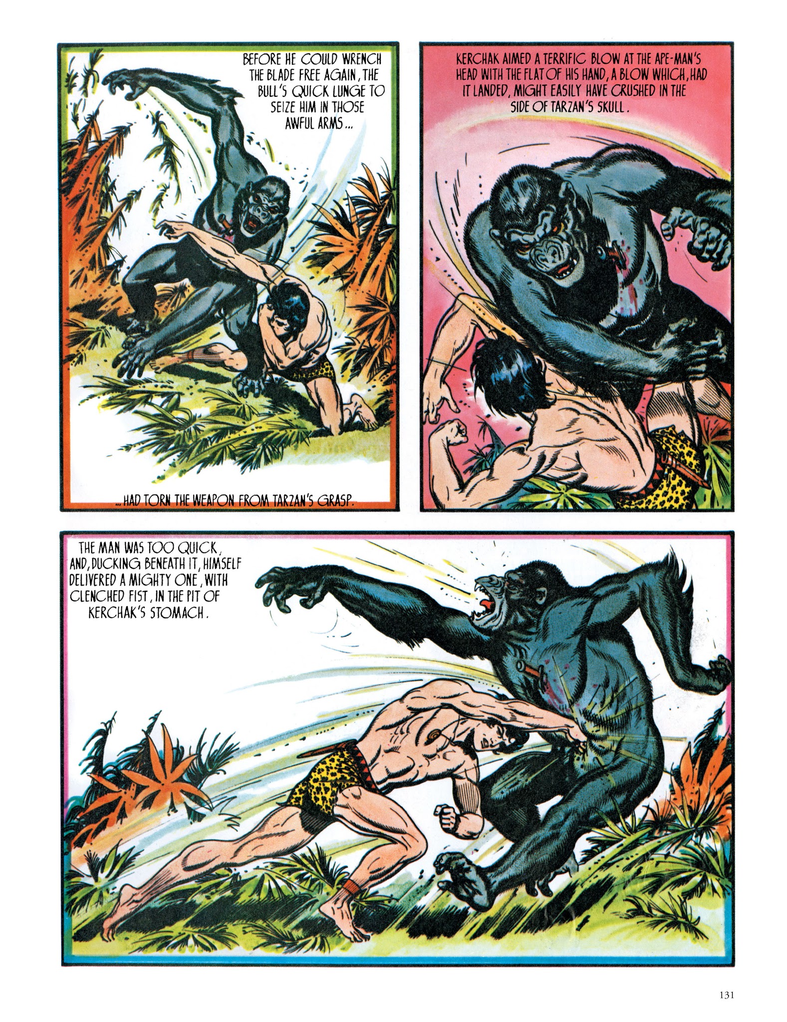 Read online Edgar Rice Burroughs' Tarzan: Burne Hogarth's Lord of the Jungle comic -  Issue # TPB - 131