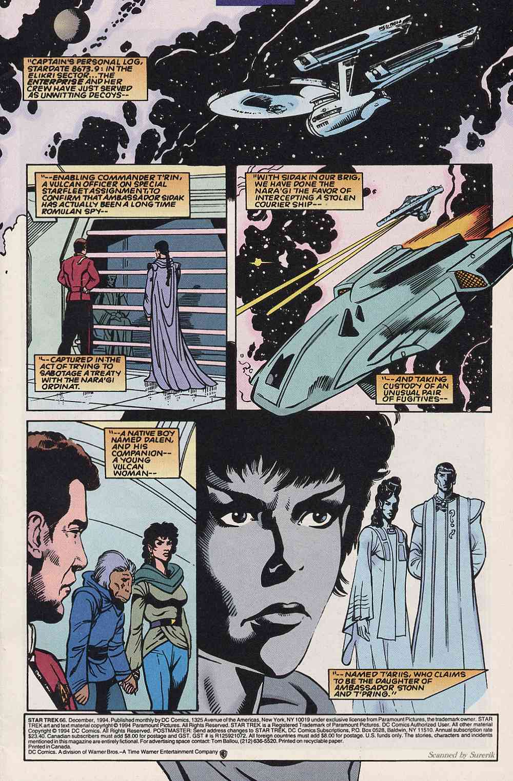 Read online Star Trek (1989) comic -  Issue #66 - 3