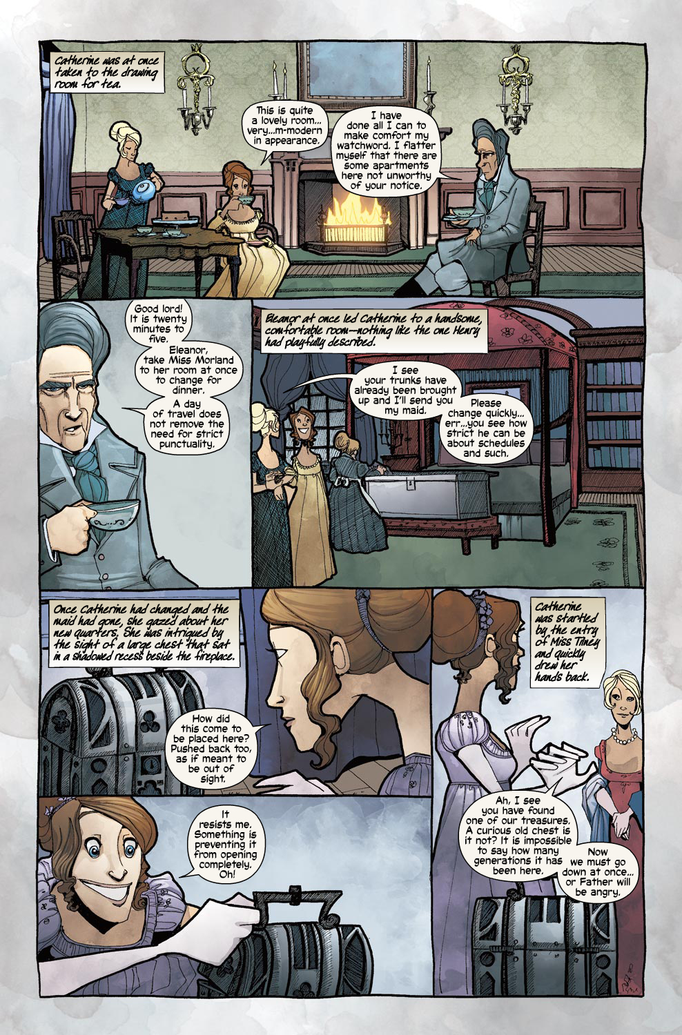 Read online Northanger Abbey comic -  Issue #4 - 7