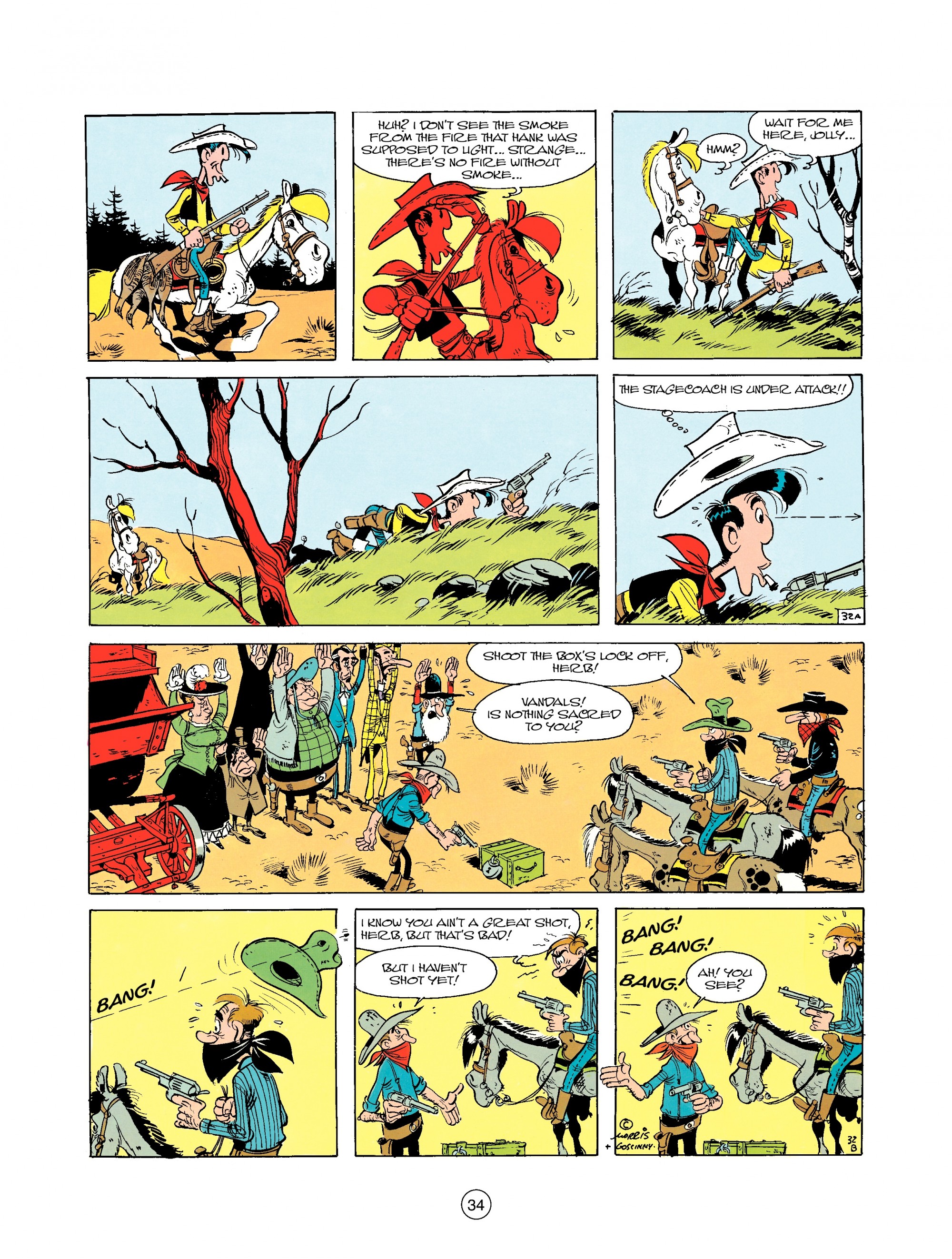 Read online A Lucky Luke Adventure comic -  Issue #25 - 34