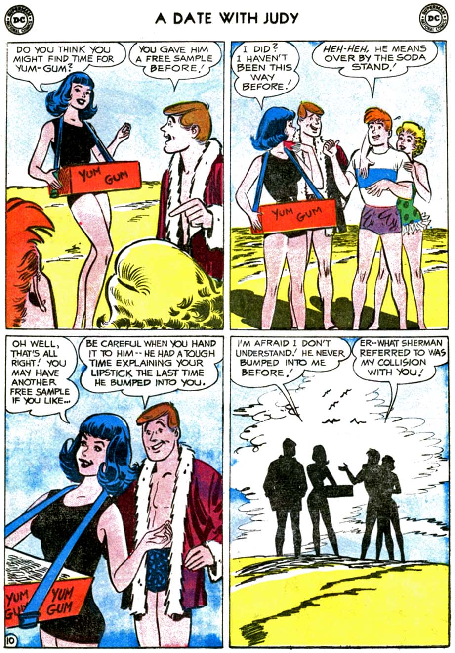 Read online A Date with Judy comic -  Issue #77 - 12