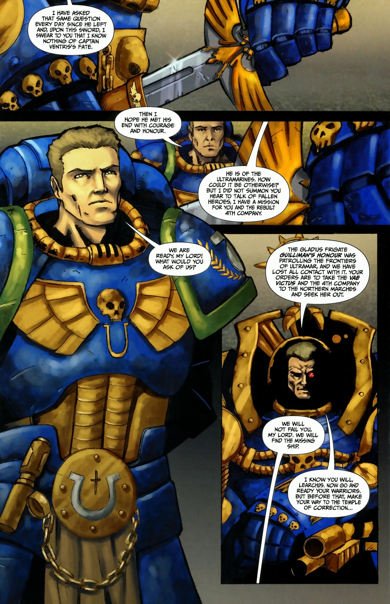 Read online Warhammer 40,000: Defenders of Ultramar comic -  Issue #1 - 12