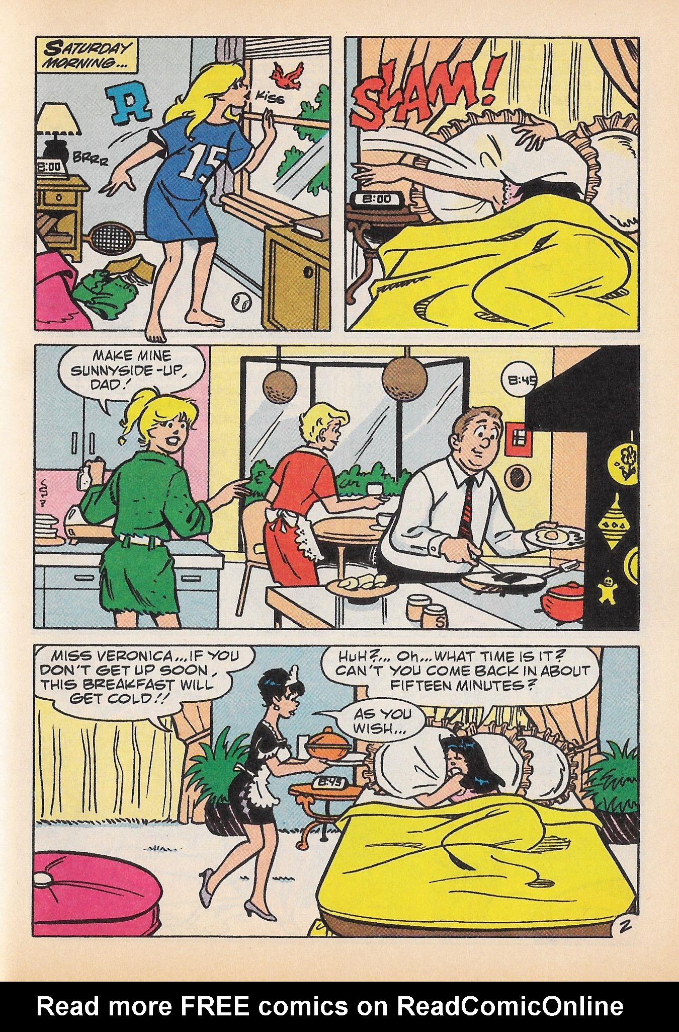 Read online Betty and Veronica Digest Magazine comic -  Issue #77 - 87