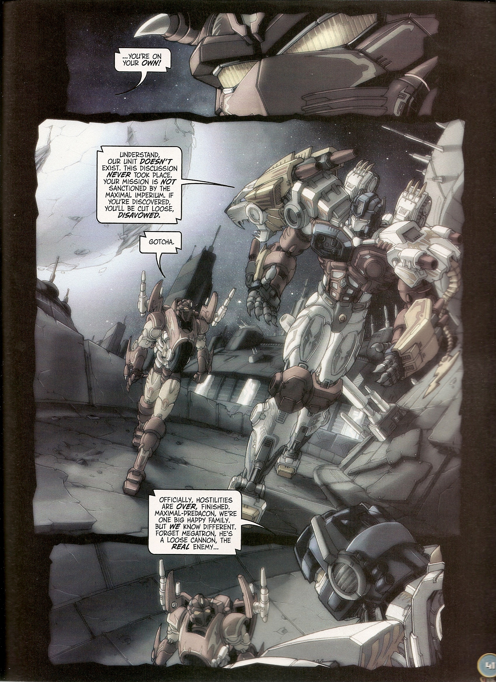 Read online Transformers: Robots in Disguise (2007) comic -  Issue #2 - 38