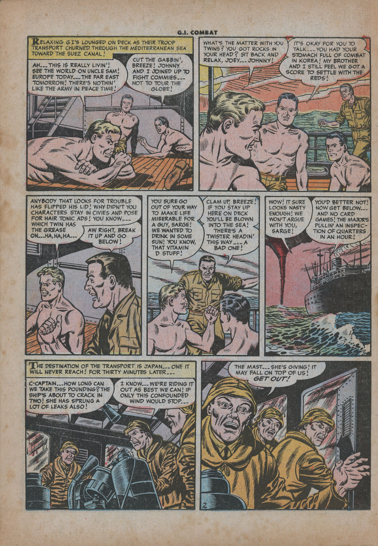 Read online G.I. Combat (1952) comic -  Issue #24 - 5