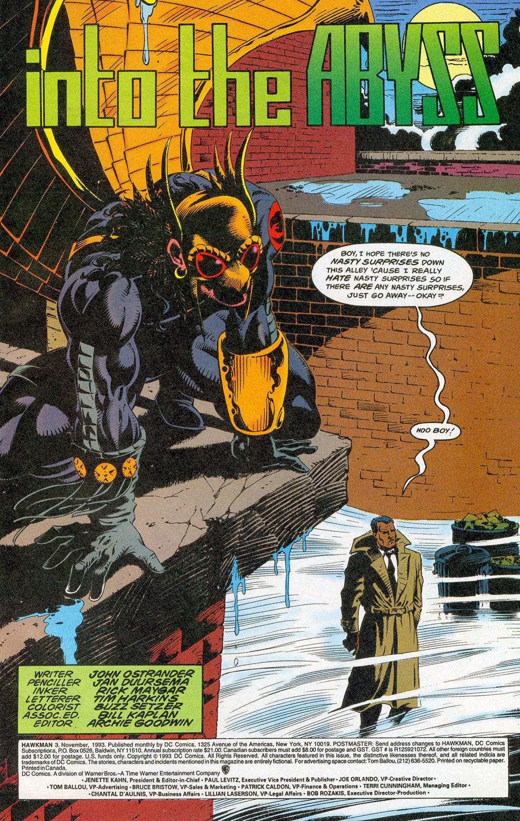 Read online Hawkman (1993) comic -  Issue #3 - 2
