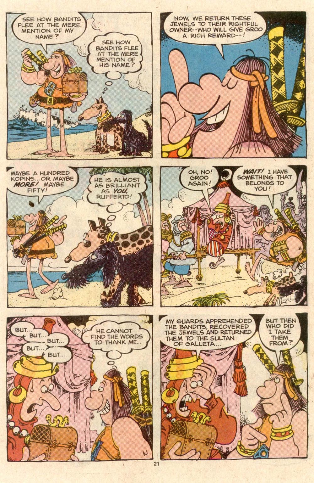 Read online Sergio Aragonés Groo the Wanderer comic -  Issue #44 - 22