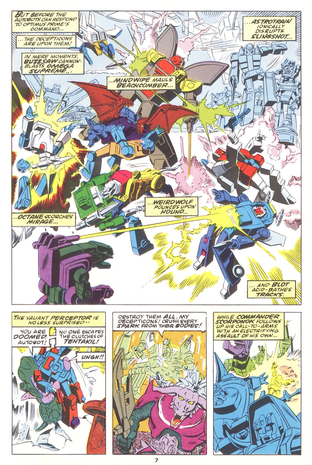 Read online The Transformers (UK) comic -  Issue #208 - 7