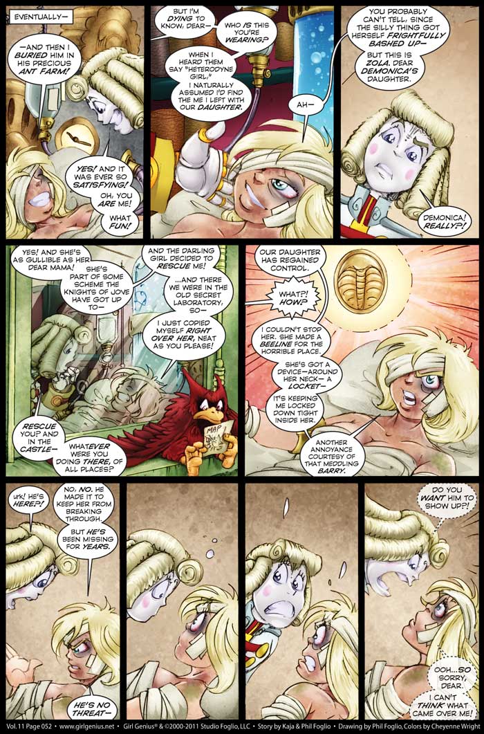 Read online Girl Genius (2002) comic -  Issue #11 - 54