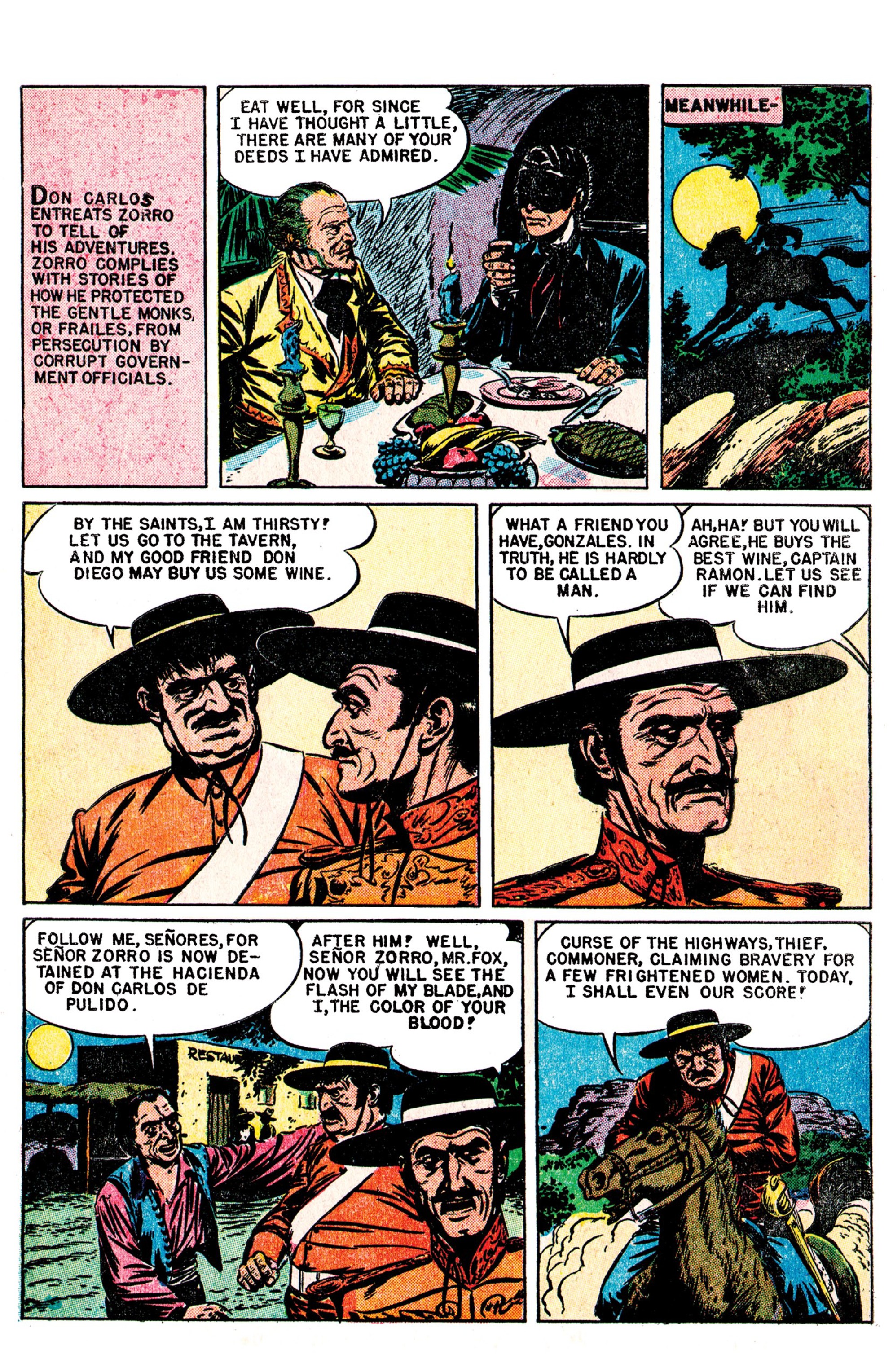Read online AM Archives: The Mark of Zorro #1 1949 Dell Edition comic -  Issue #1 1949 Dell Edition Full - 7