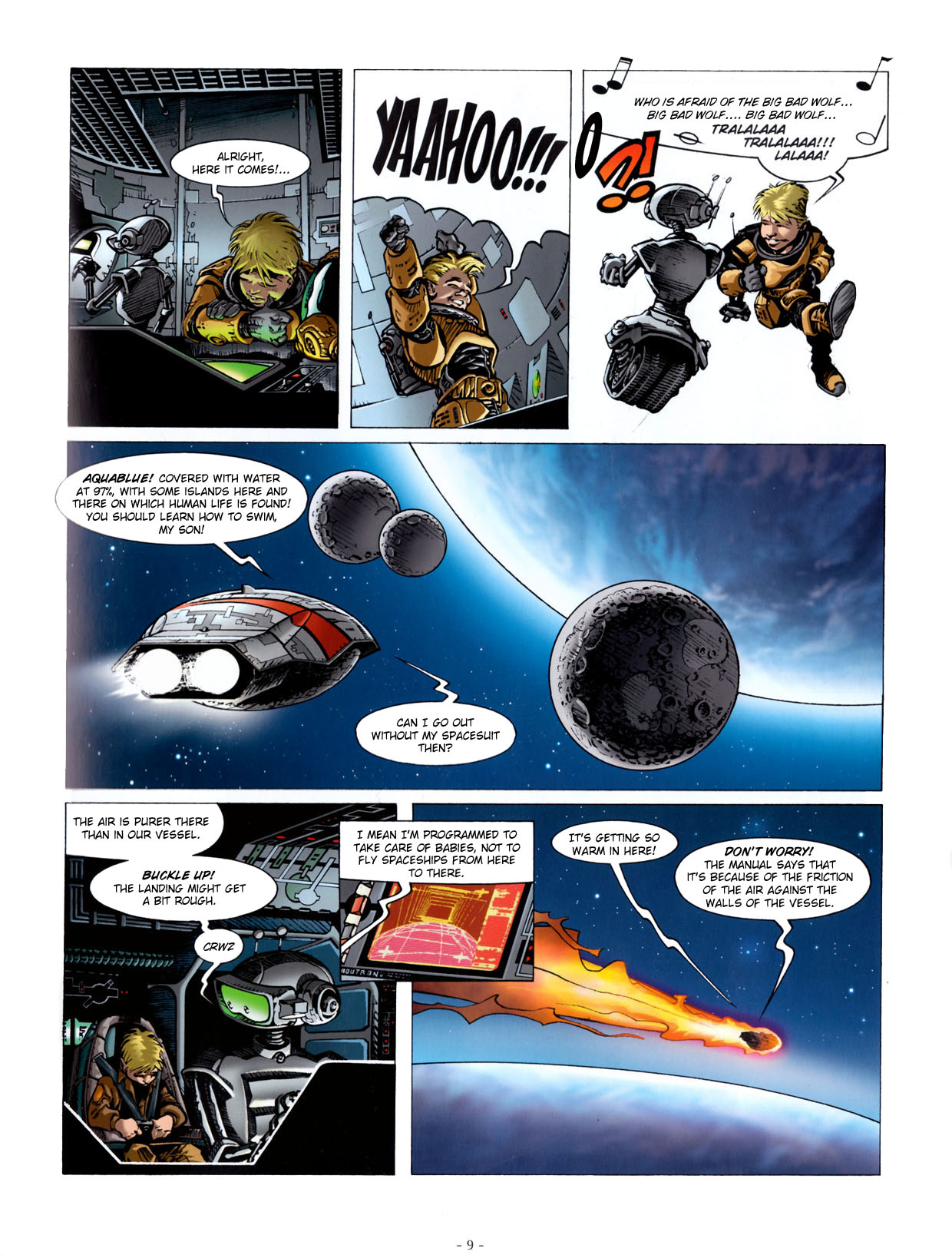 Read online Aquablue comic -  Issue #1 - 10