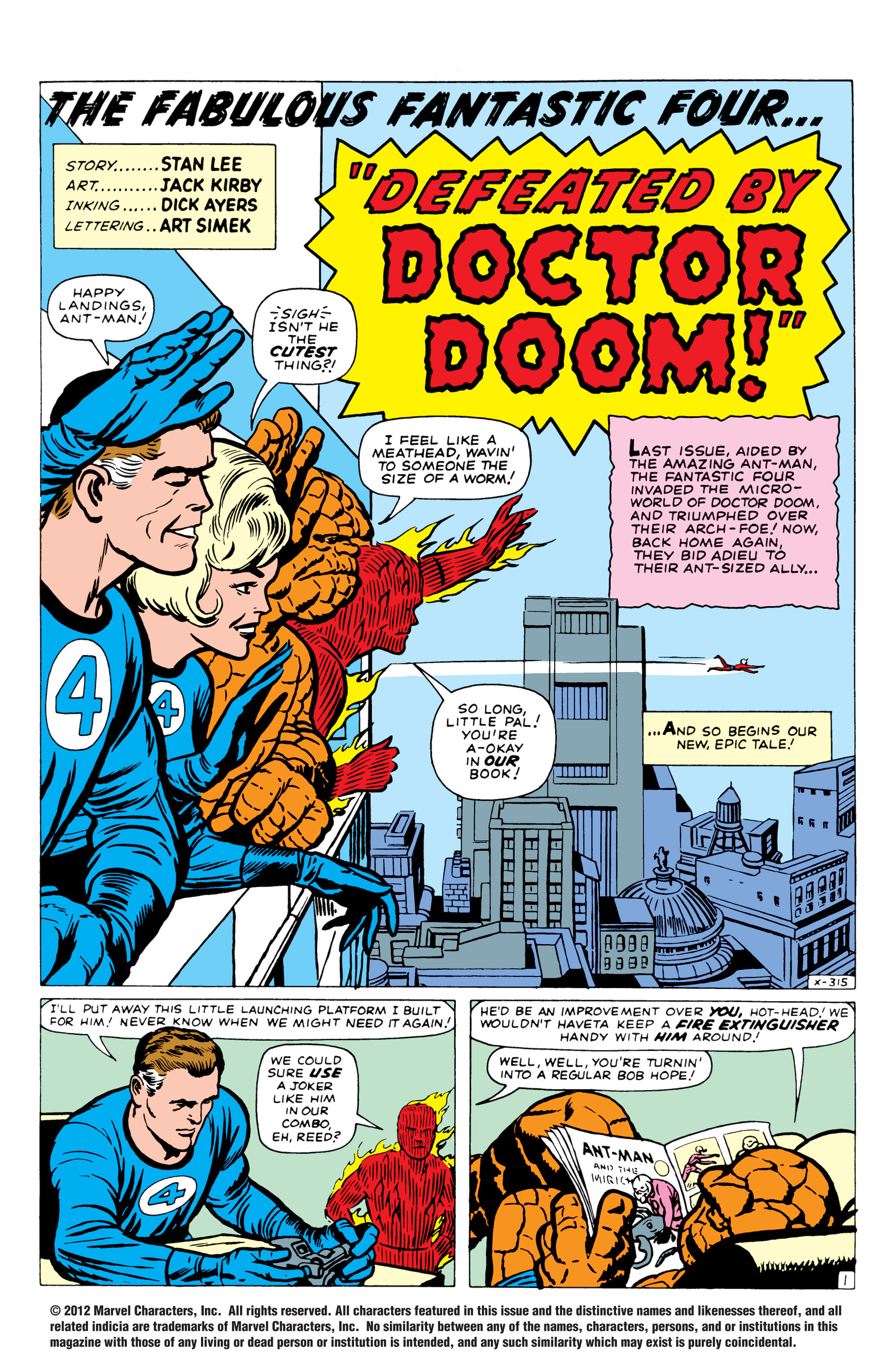 Read online Fantastic Four (1961) comic -  Issue #17 - 2