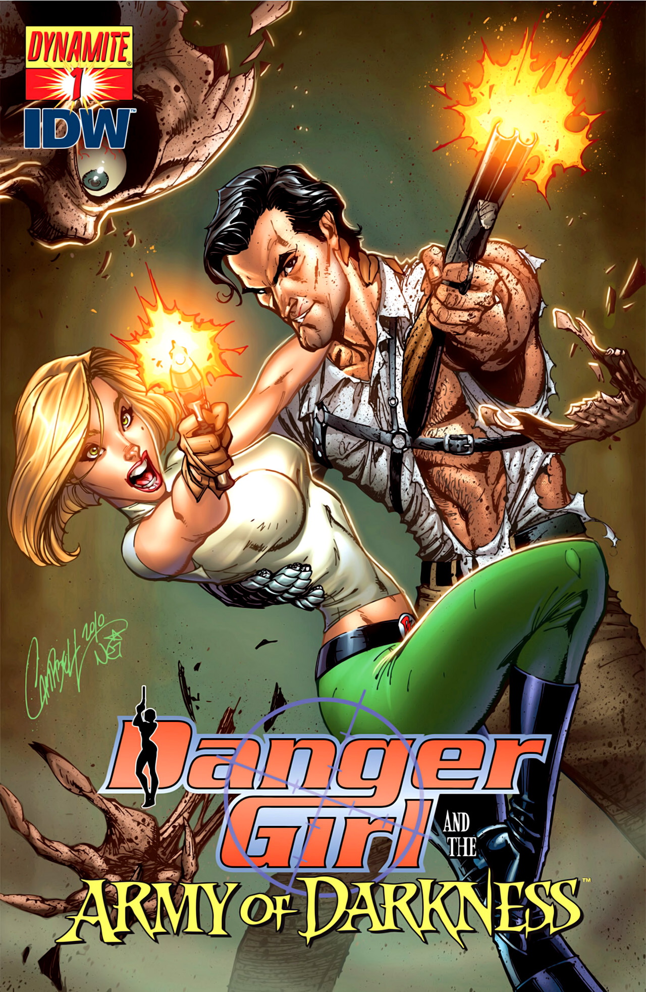 Read online Danger Girl and the Army of Darkness comic -  Issue #1 - 1