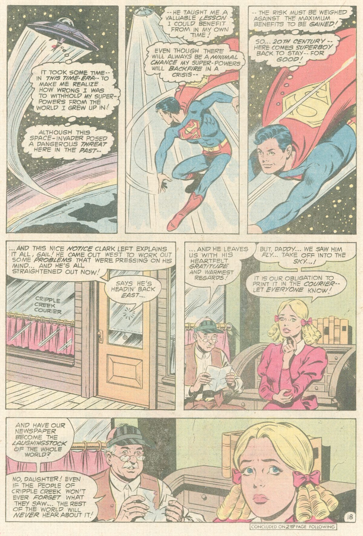 The New Adventures of Superboy 23 Page 18