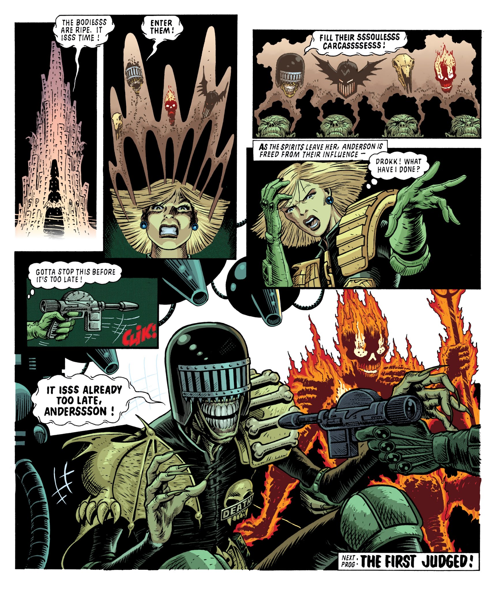 Read online Judge Dredd Classics: The Dark Judges comic -  Issue # TPB - 65