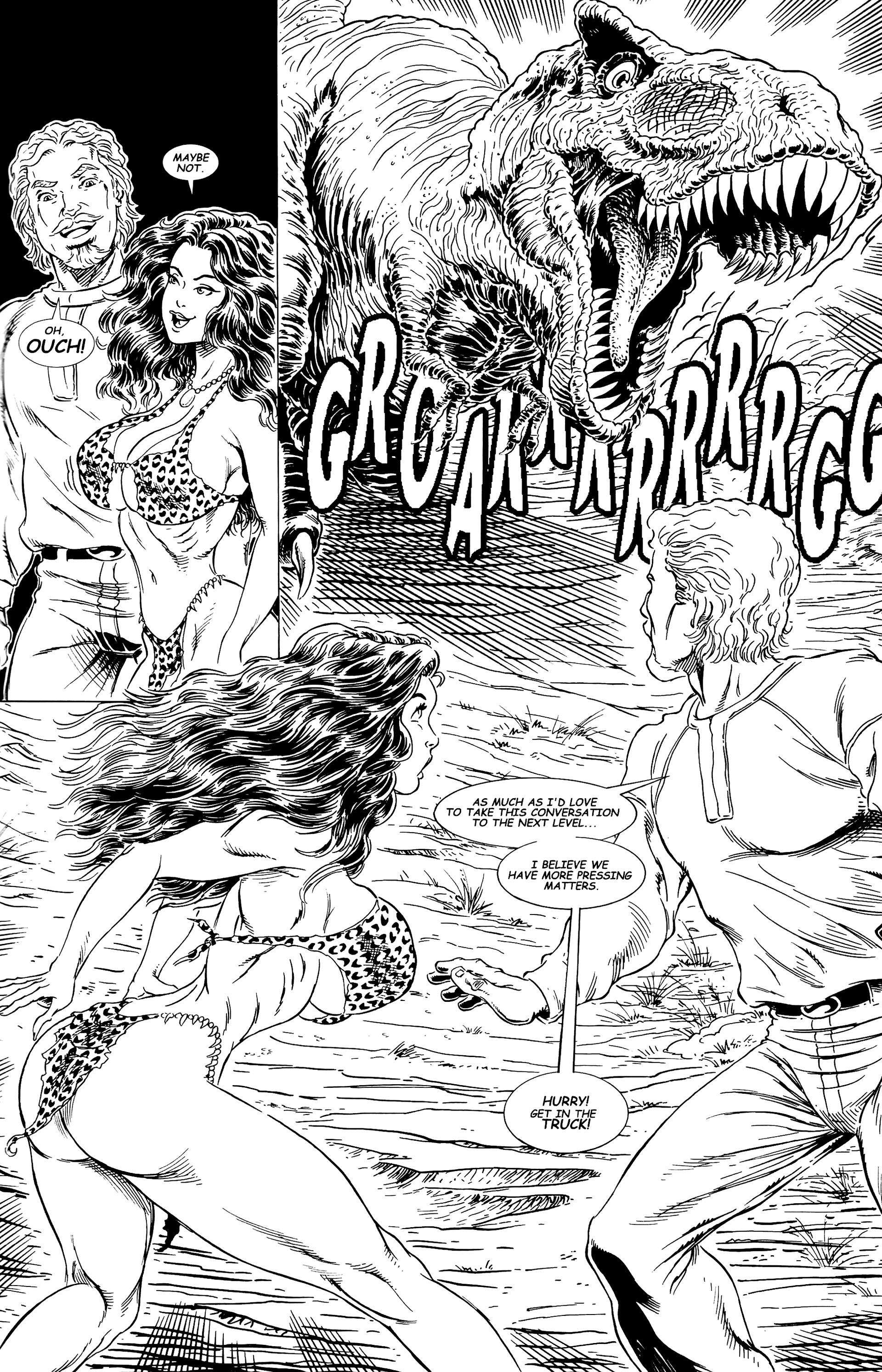 Read online Cavewoman: Hunt comic -  Issue #2 - 17