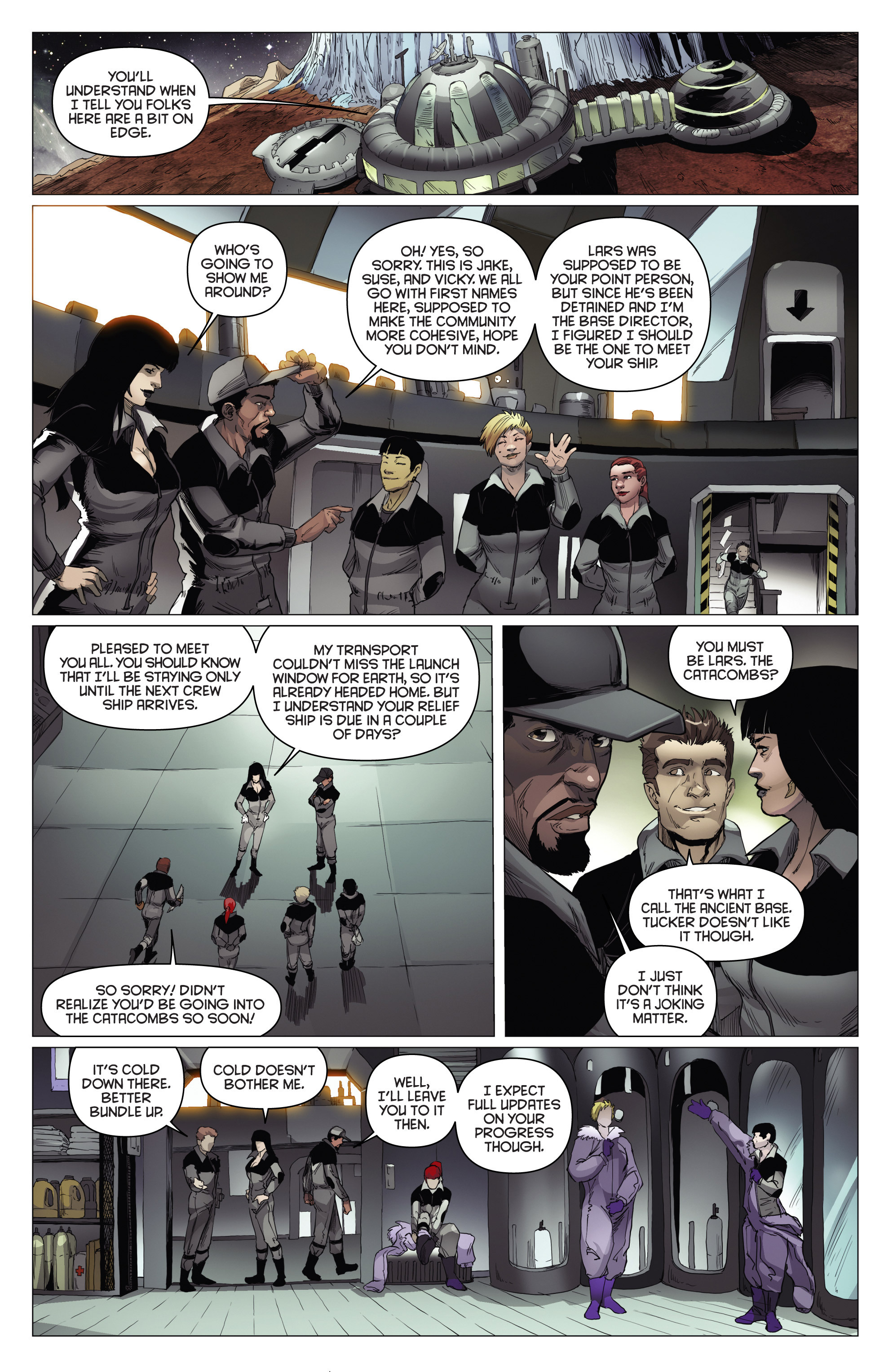 Read online Aliens/Vampirella comic -  Issue #1 - 11