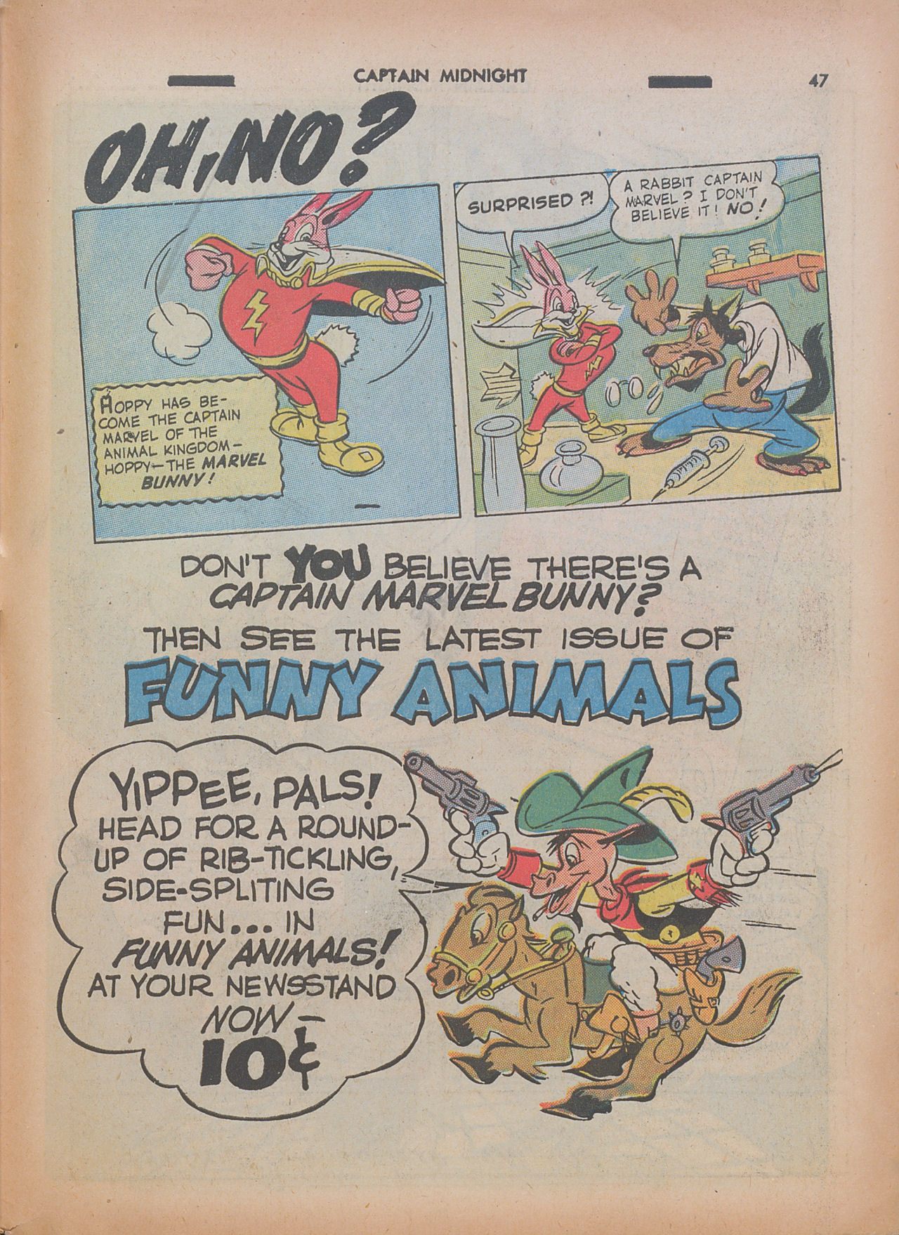 Read online Captain Midnight (1942) comic -  Issue #7 - 47