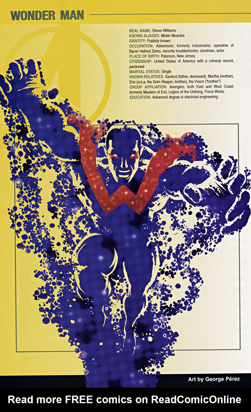 Read online The Official Handbook of the Marvel Universe: The Avengers comic -  Issue # Full - 41