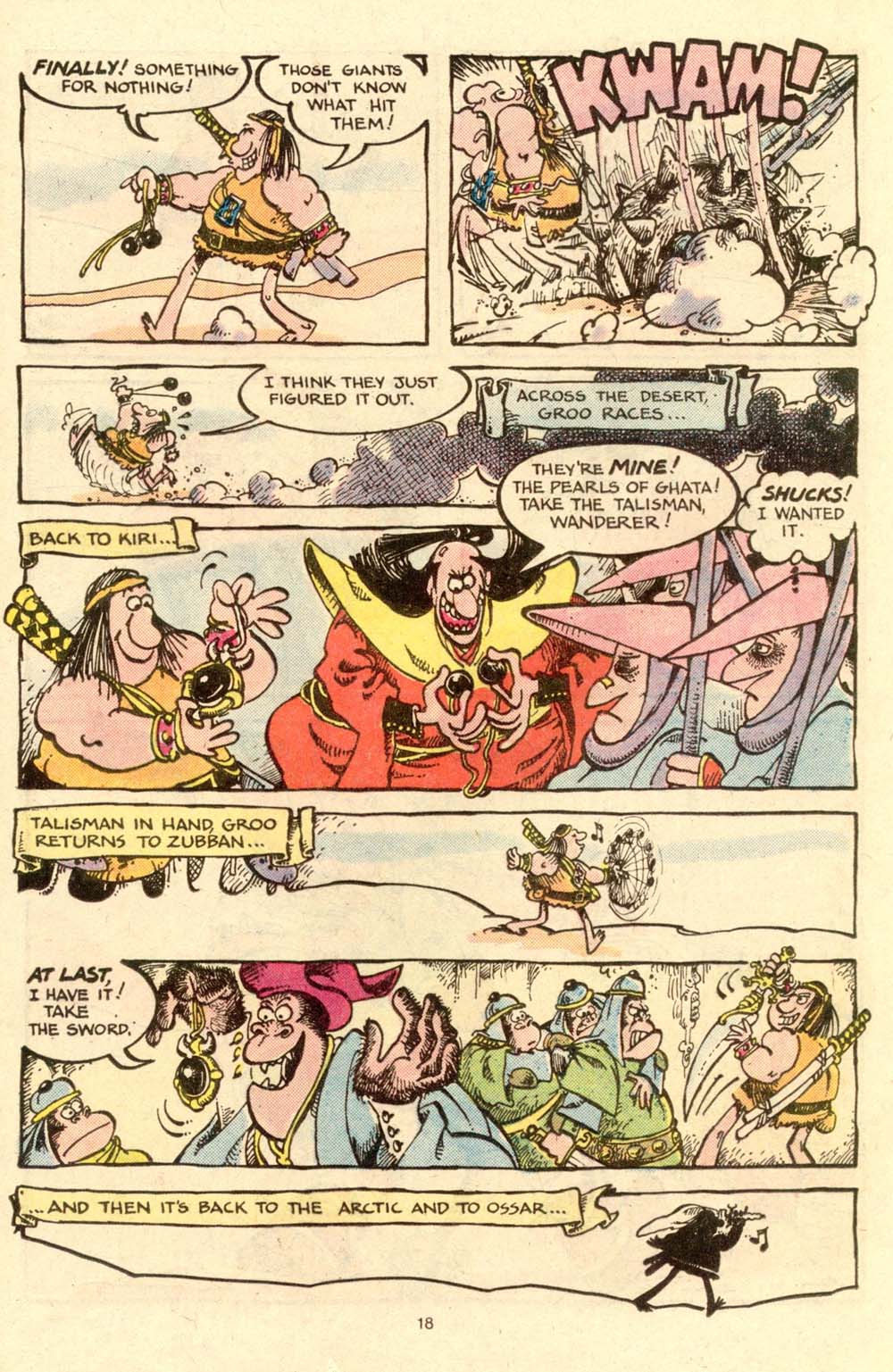 Read online Groo the Wanderer comic -  Issue #4 - 19