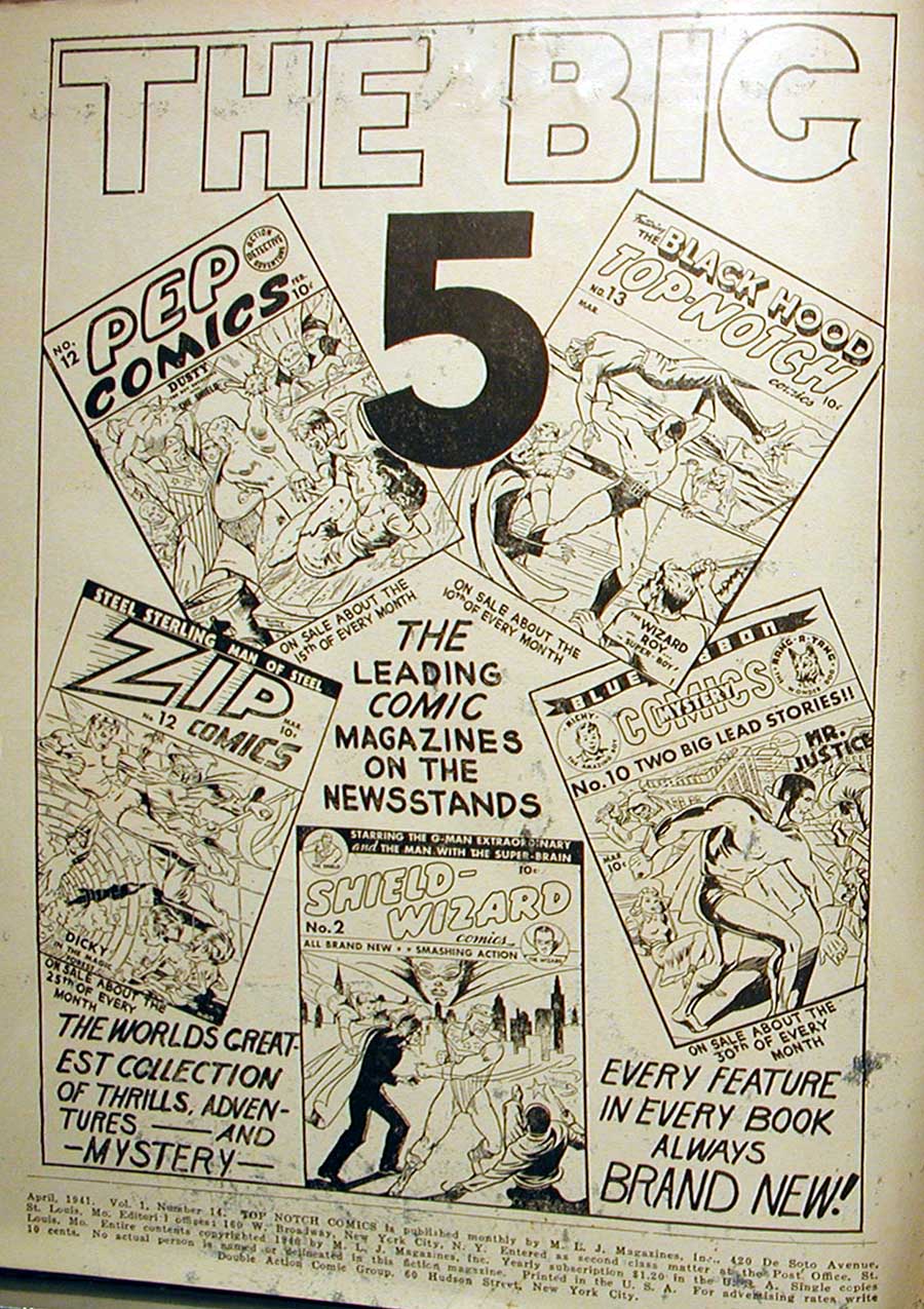Read online Top-Notch Comics comic -  Issue #14 - 2