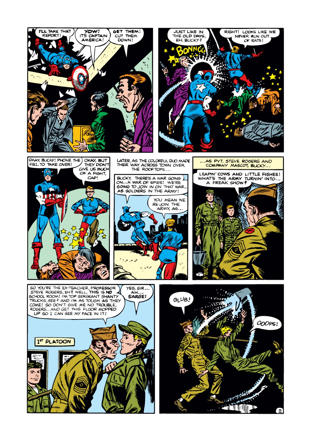 Read online Captain America Comics comic -  Issue #76 - 3