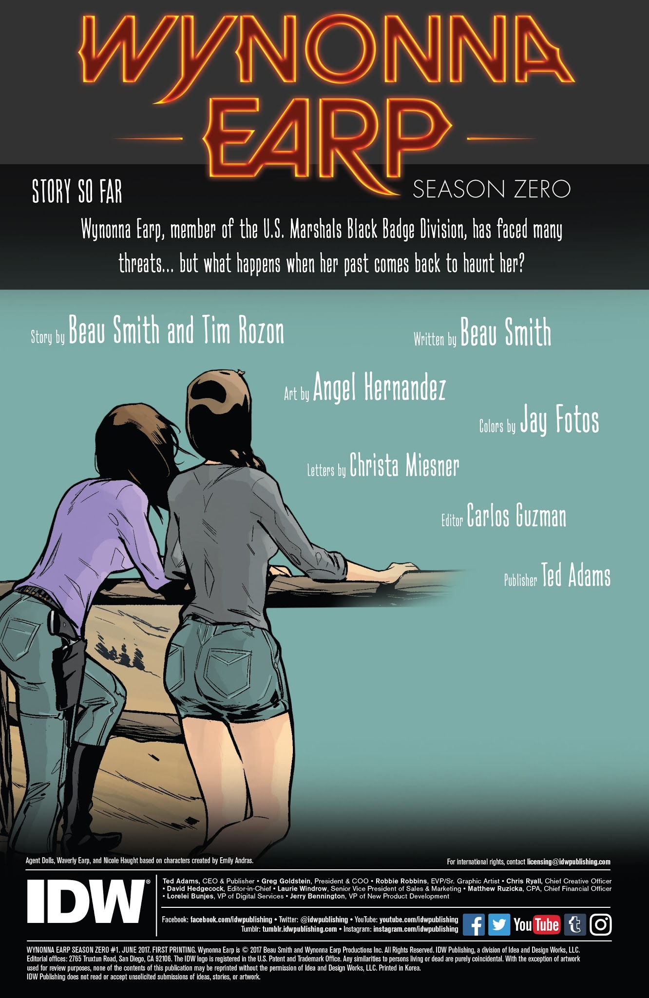 Read online Wynonna Earp: Season Zero comic -  Issue #1 - 2