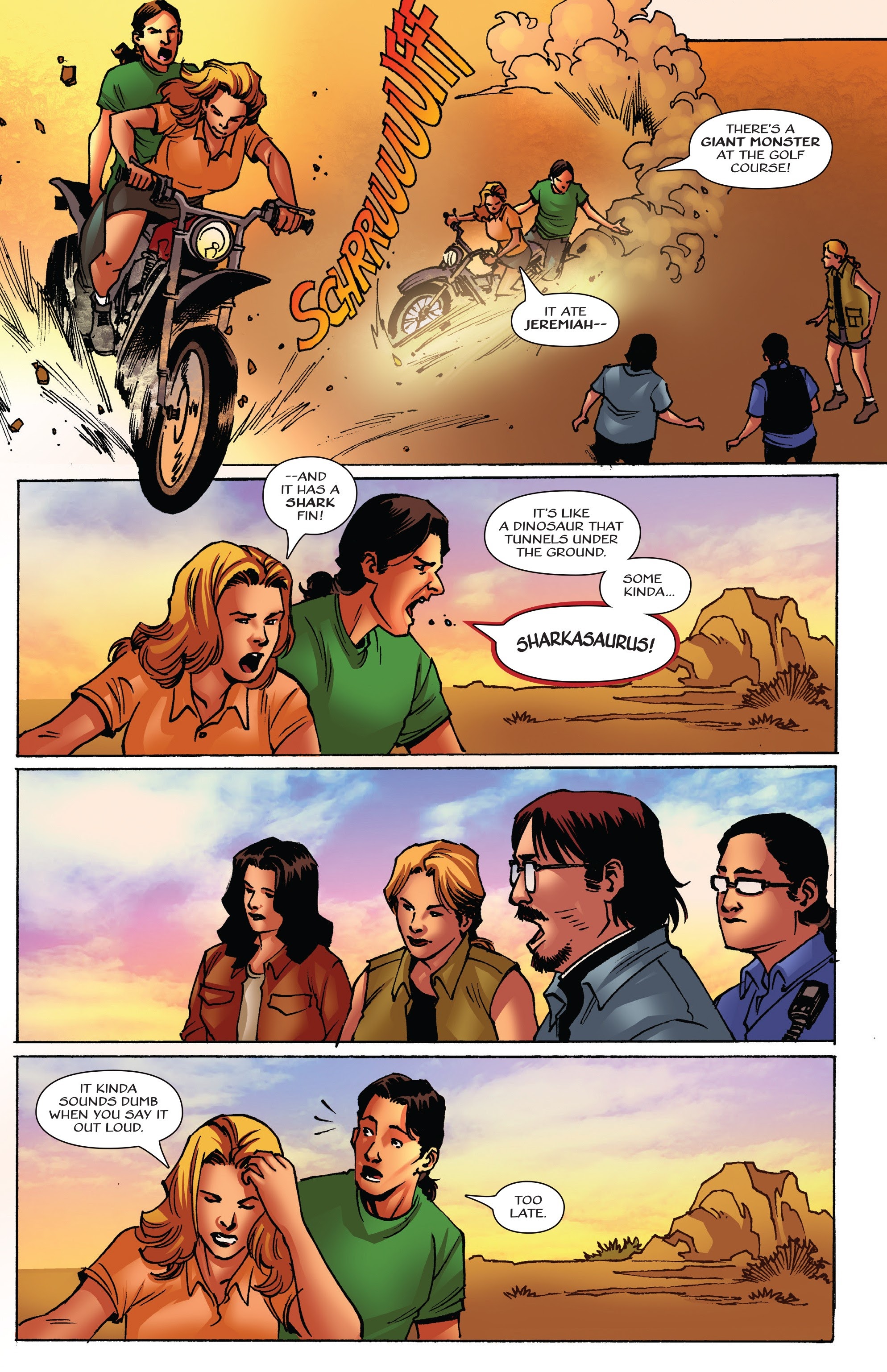 Read online Sharkasaurus comic -  Issue # TPB - 33