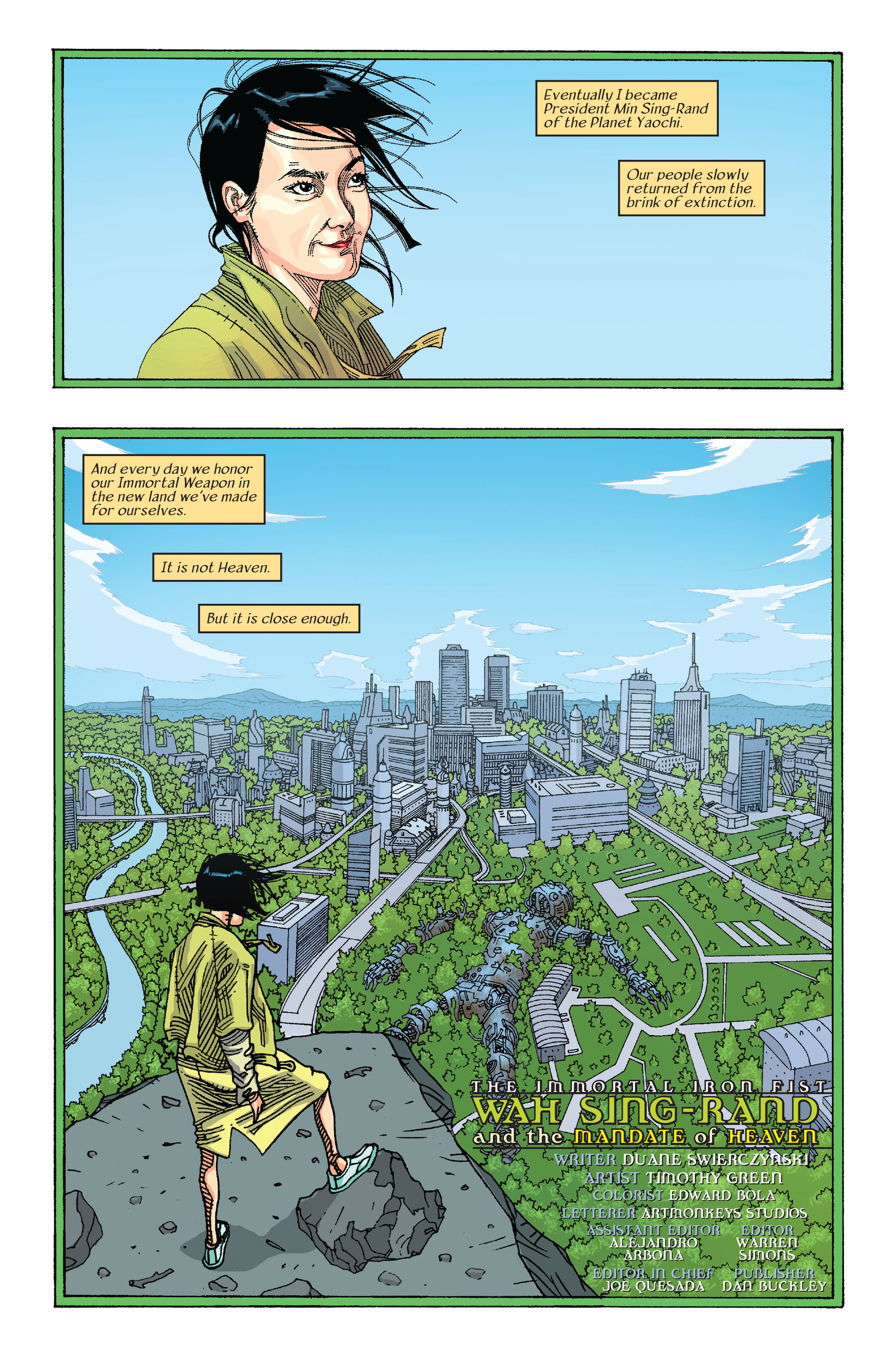 Read online The Immortal Iron Fist comic -  Issue #21 - 23