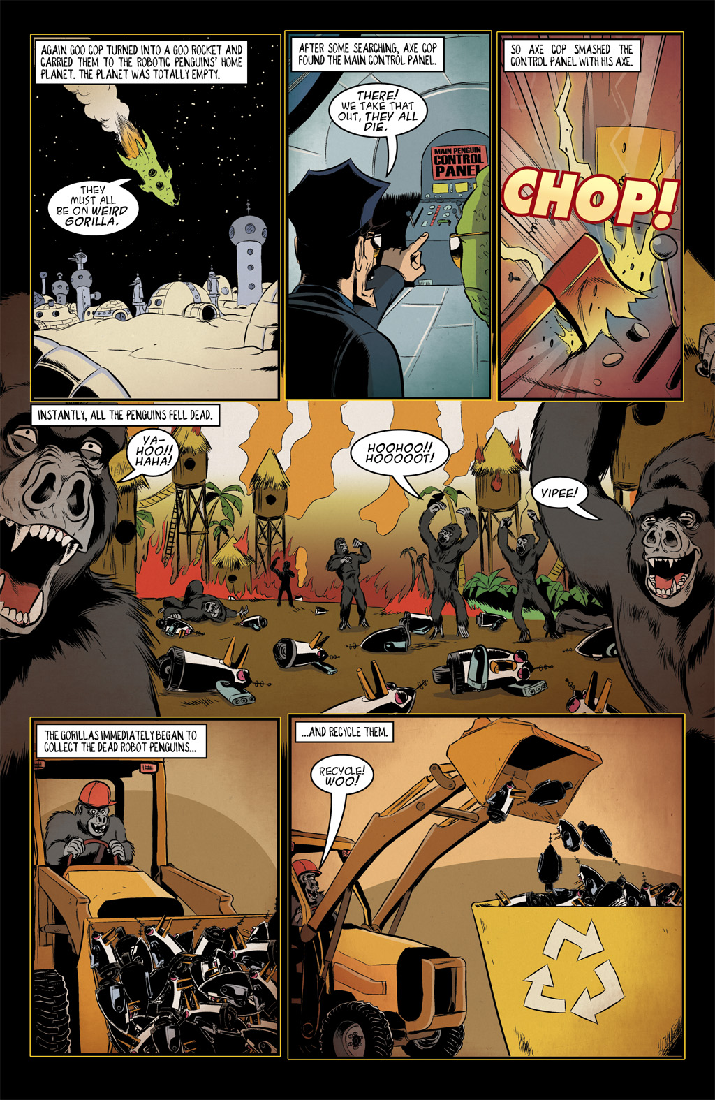 Read online Axe Cop: President of the World comic -  Issue #1 - 18