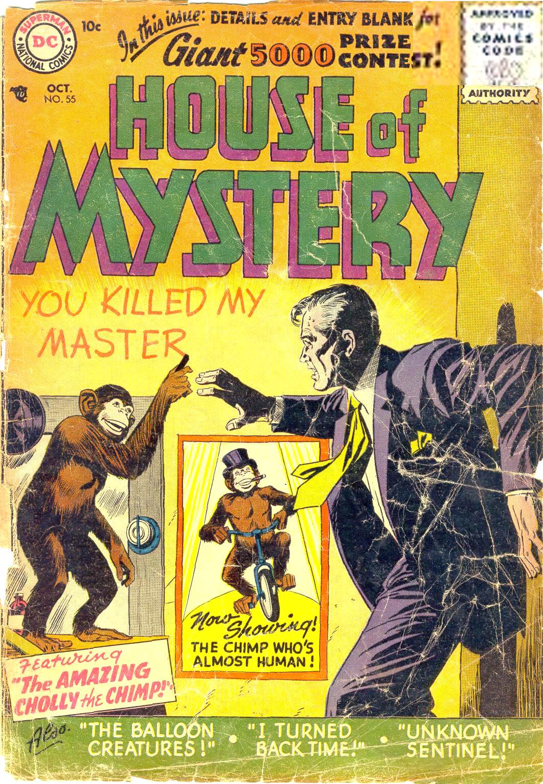 Read online House of Mystery (1951) comic -  Issue #55 - 1