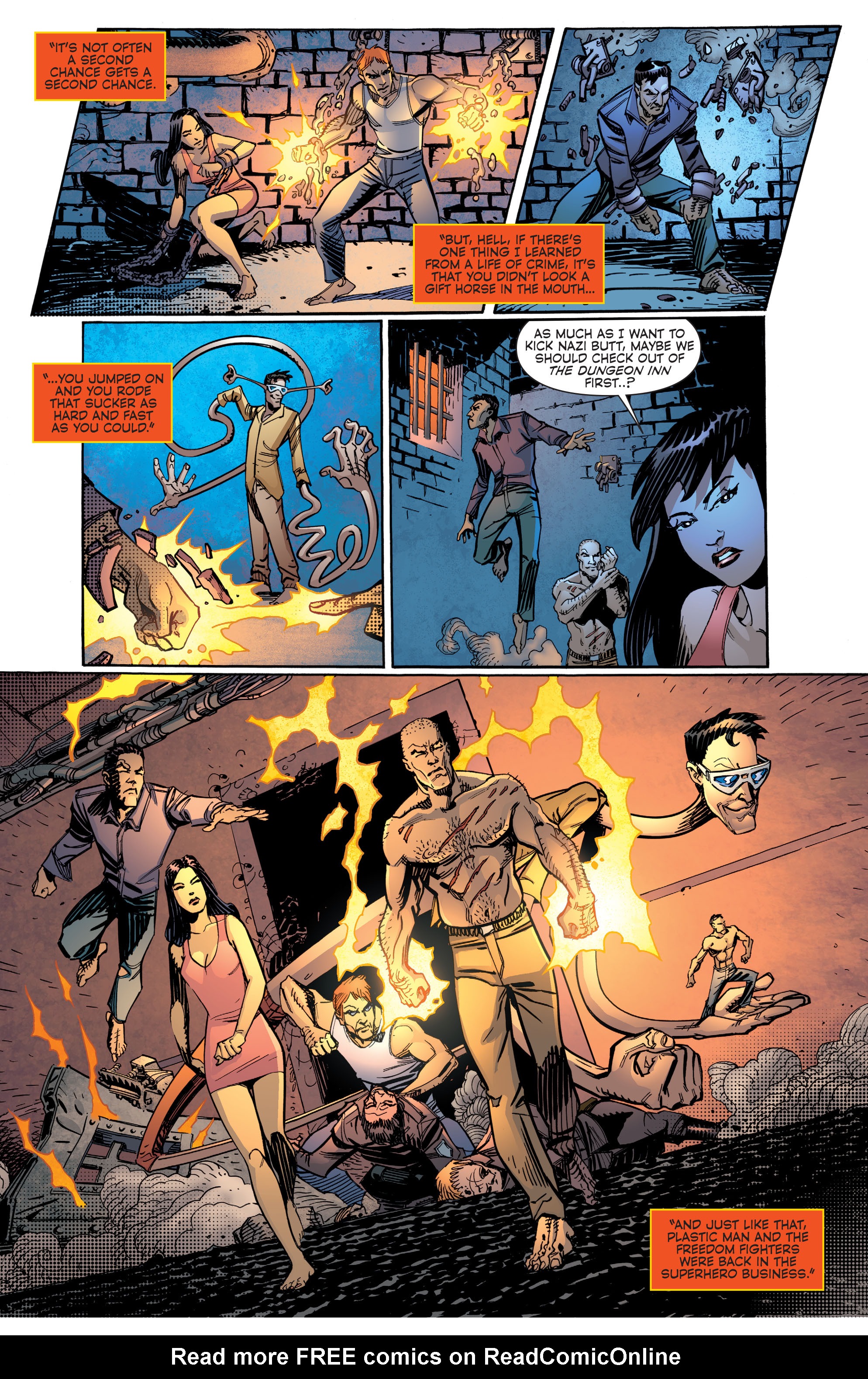 Read online Convergence Plastic Man and the Freedom Fighters comic -  Issue #1 - 23
